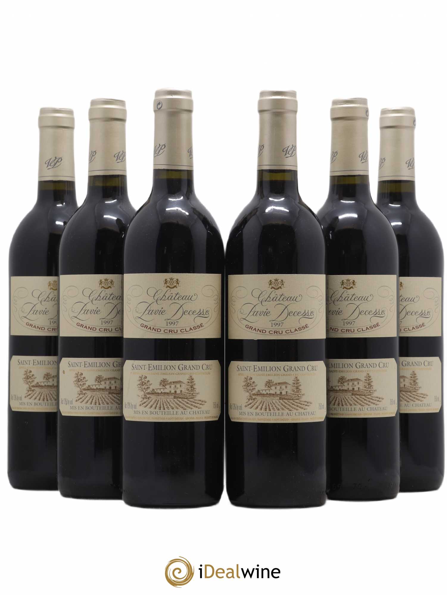 Château Pavie Decesse Grand Cru Classé 1997 - Lot de 6 bouteilles - 0