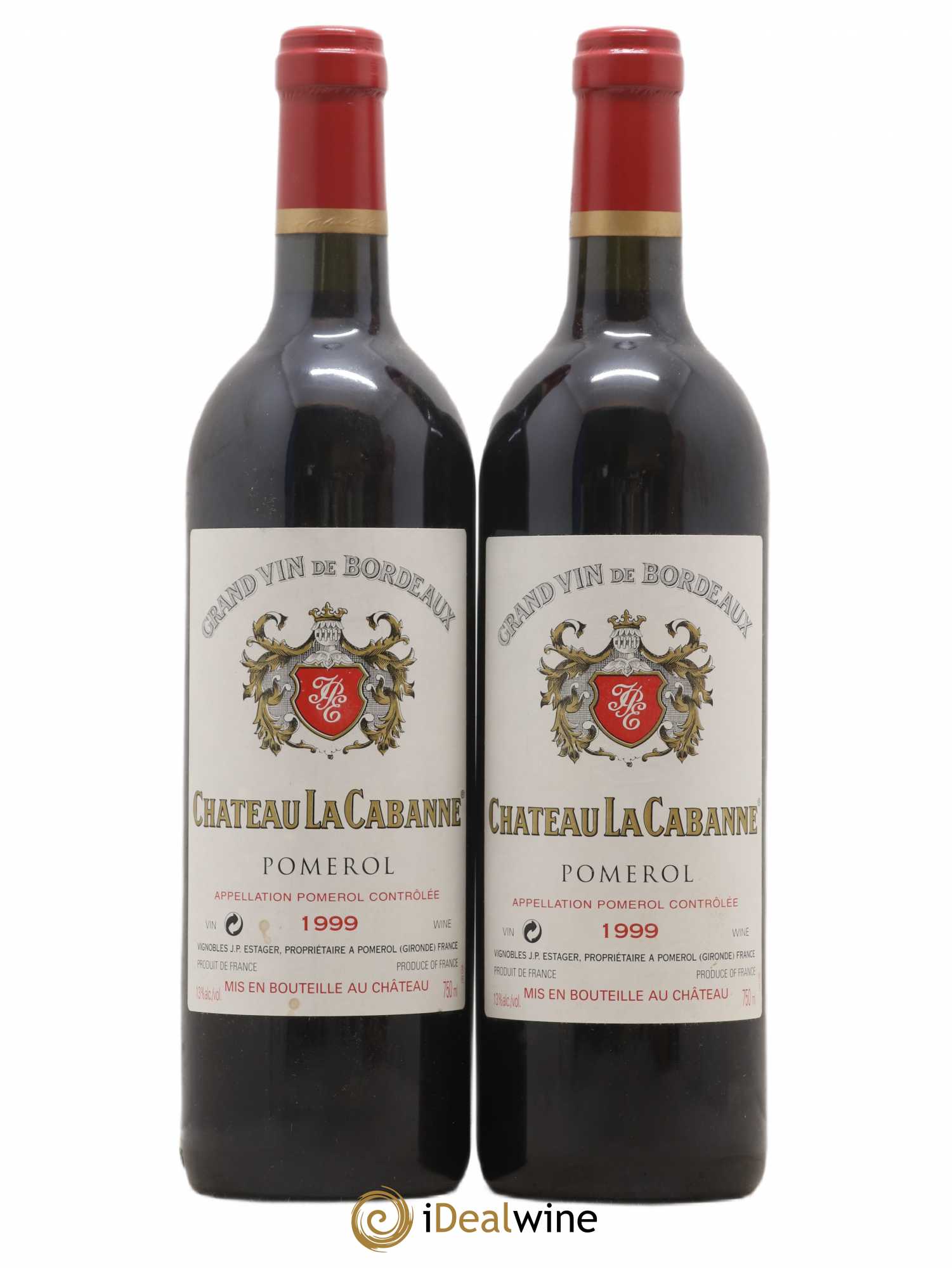 Château la Cabanne 1999 - Lot de 2 bouteilles - 0