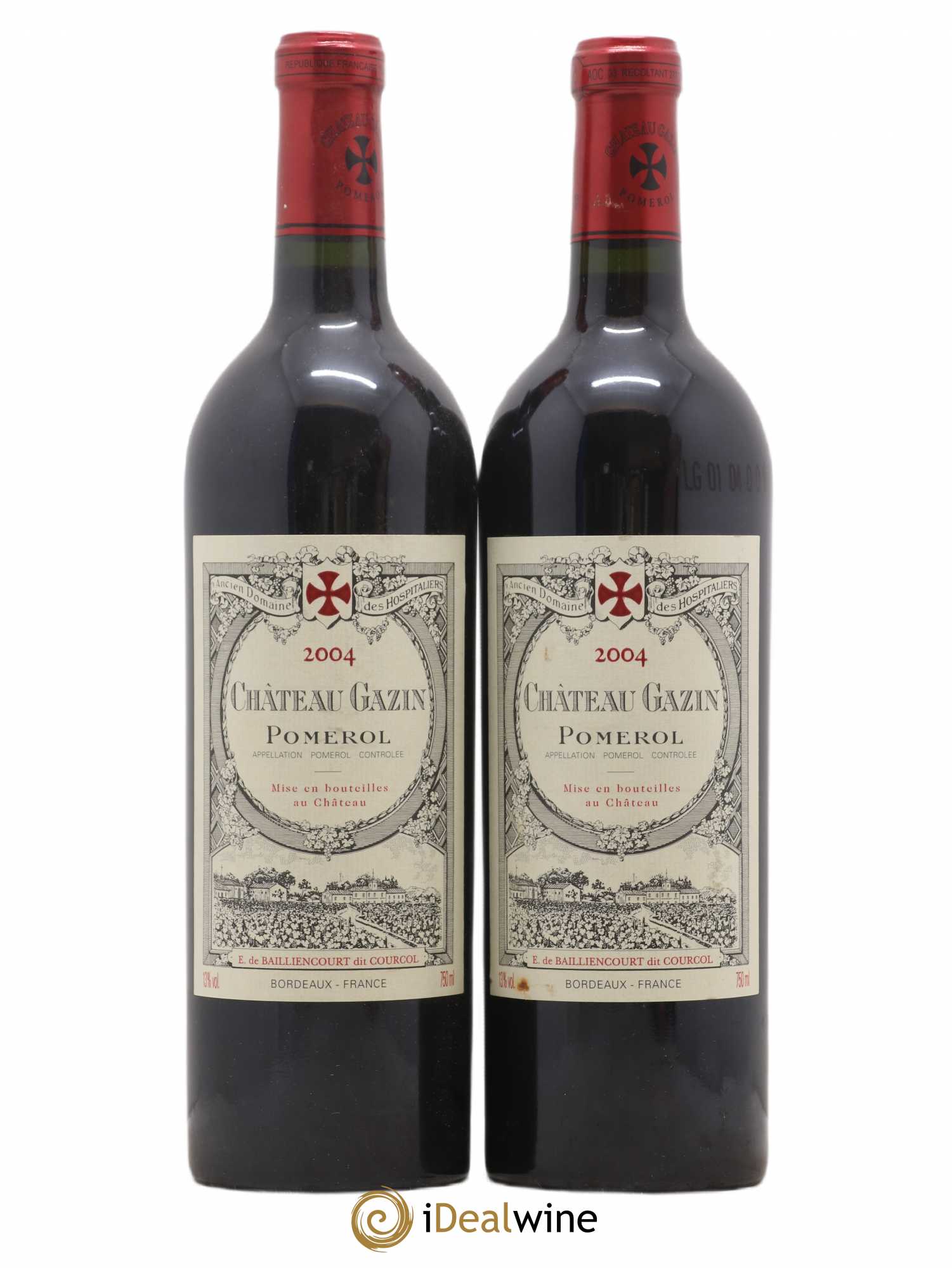 Château Gazin 2004 - Lot de 2 bouteilles - 0