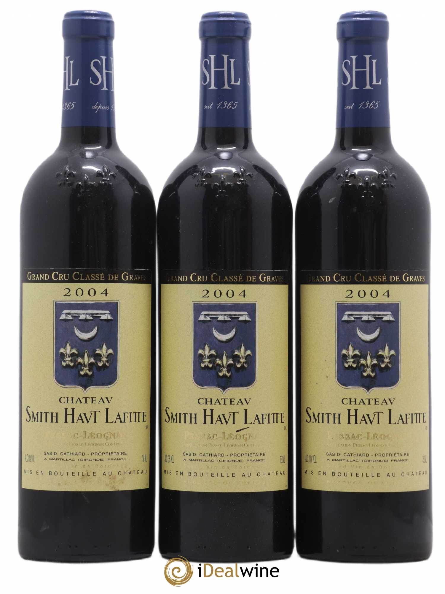 Château Smith Haut Lafitte Cru Classé de Graves 2004 - Lot de 3 bouteilles - 0