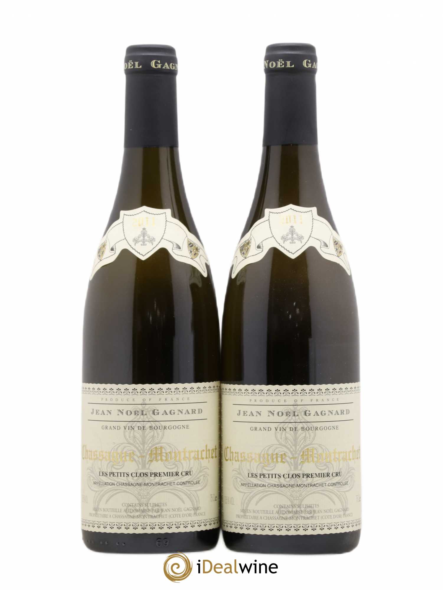 Chassagne-Montrachet 1er Cru Les Petits Clos Jean-Noël Gagnard (Domaine) 2011 - Lot de 2 bouteilles - 0