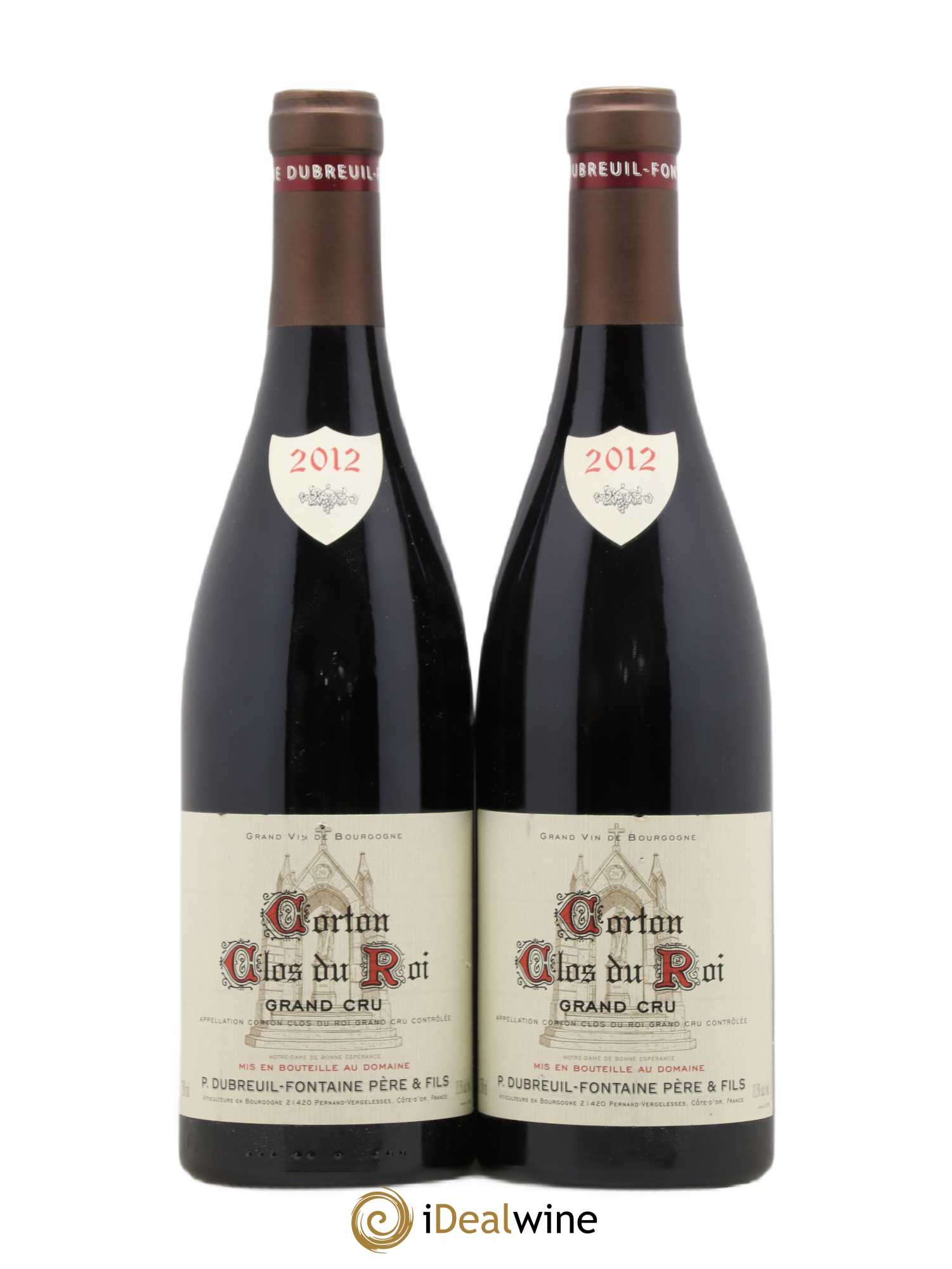 Corton Grand Cru Clos du Roi Dubreuil-Fontaine (Domaine) 2012 - Lot de 2 bouteilles - 0