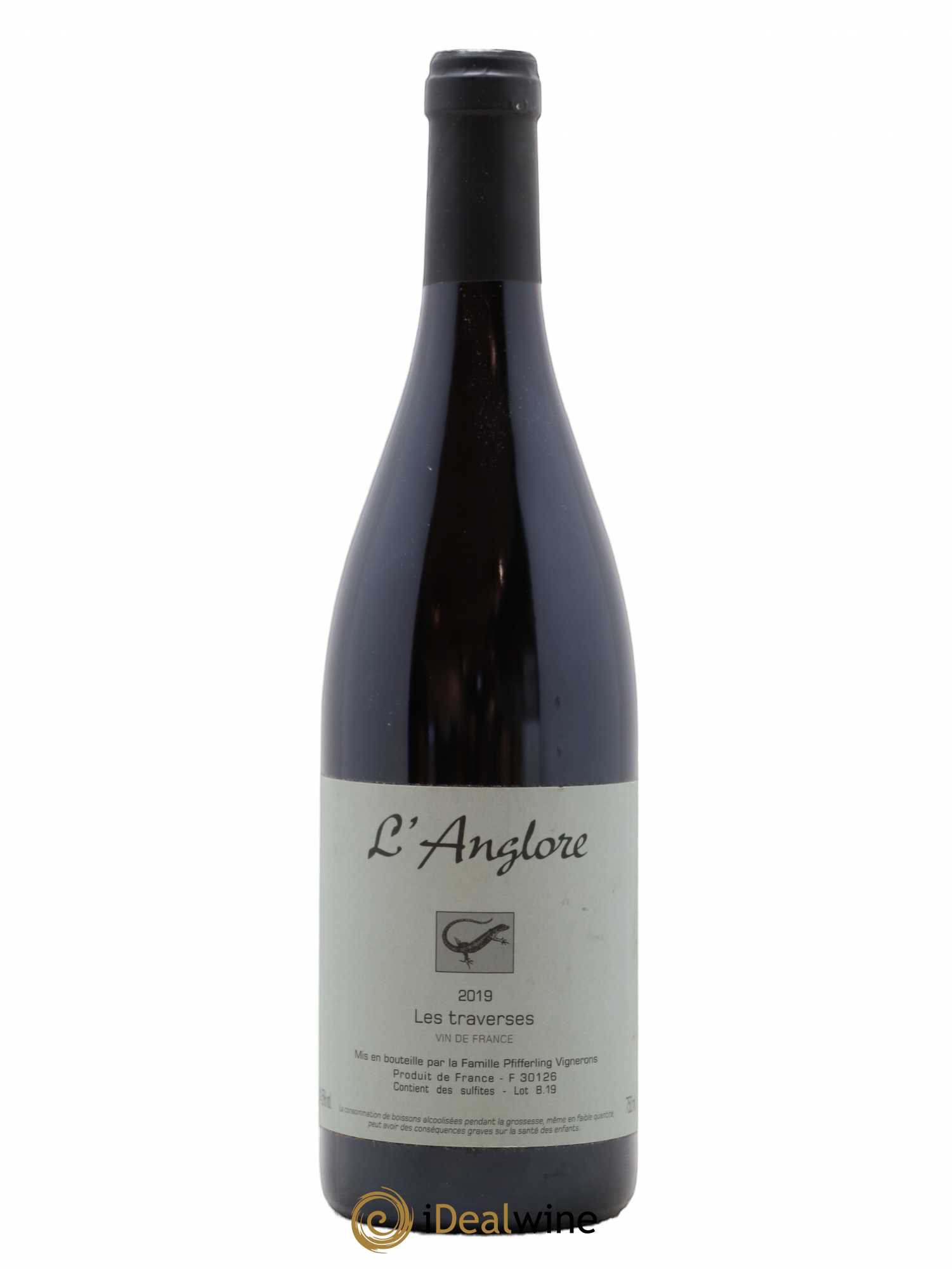 Vin de France Les Traverses L'Anglore 2019 - Lot de 1 bouteille - 0