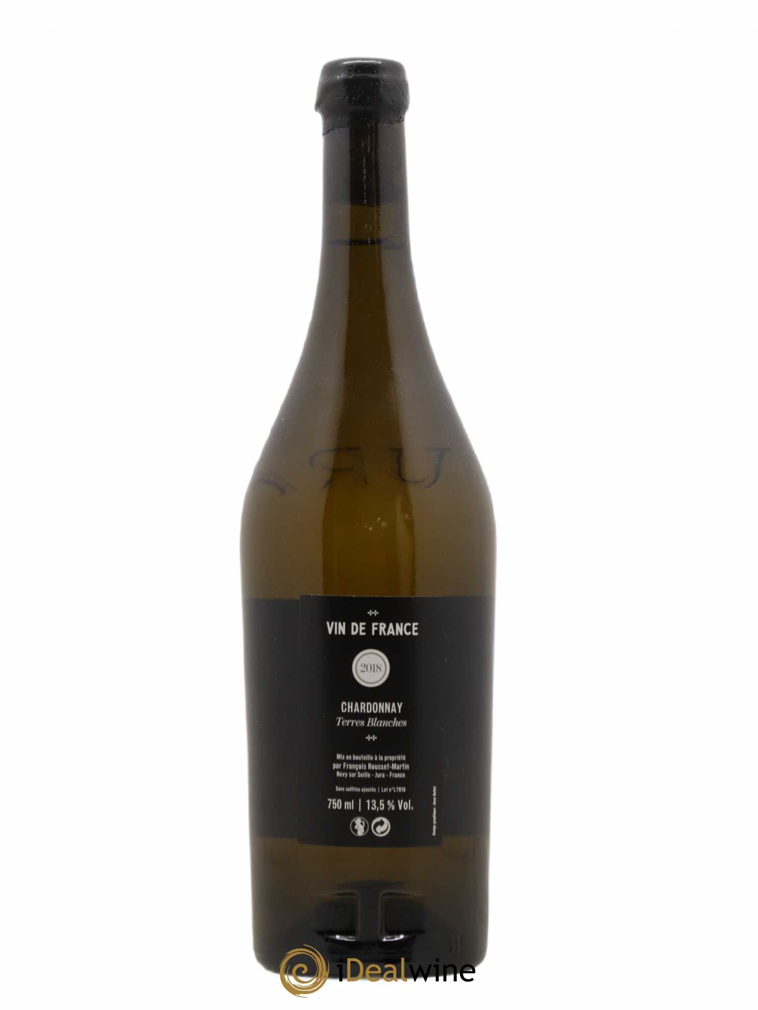 Côtes du Jura Chardonnay Terres Blanches François Rousset Martin 2018 - Lot de 1 bouteille - 1