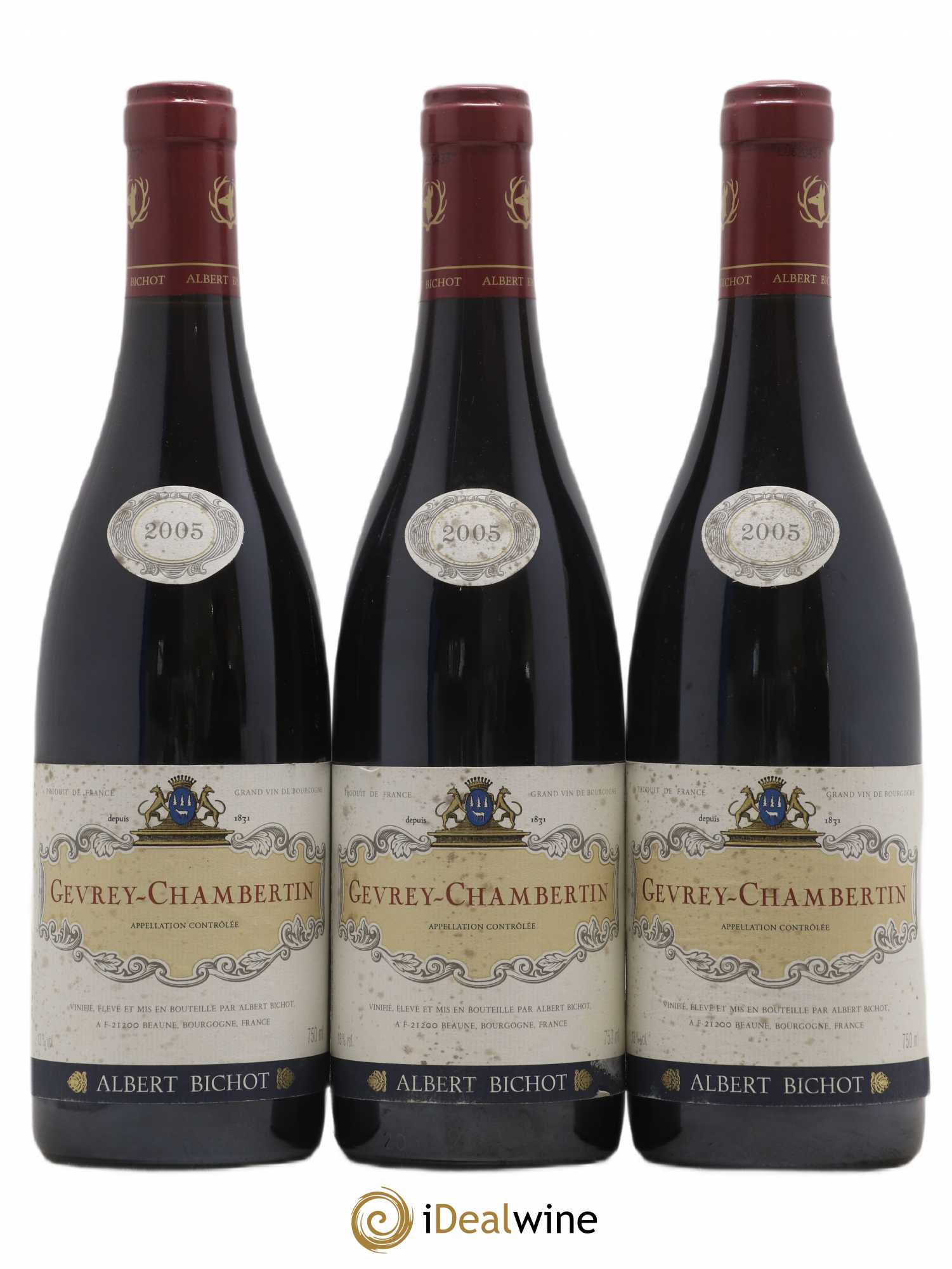 Gevrey-Chambertin Albert Bichot 2005 - Lot de 3 bouteilles - 0