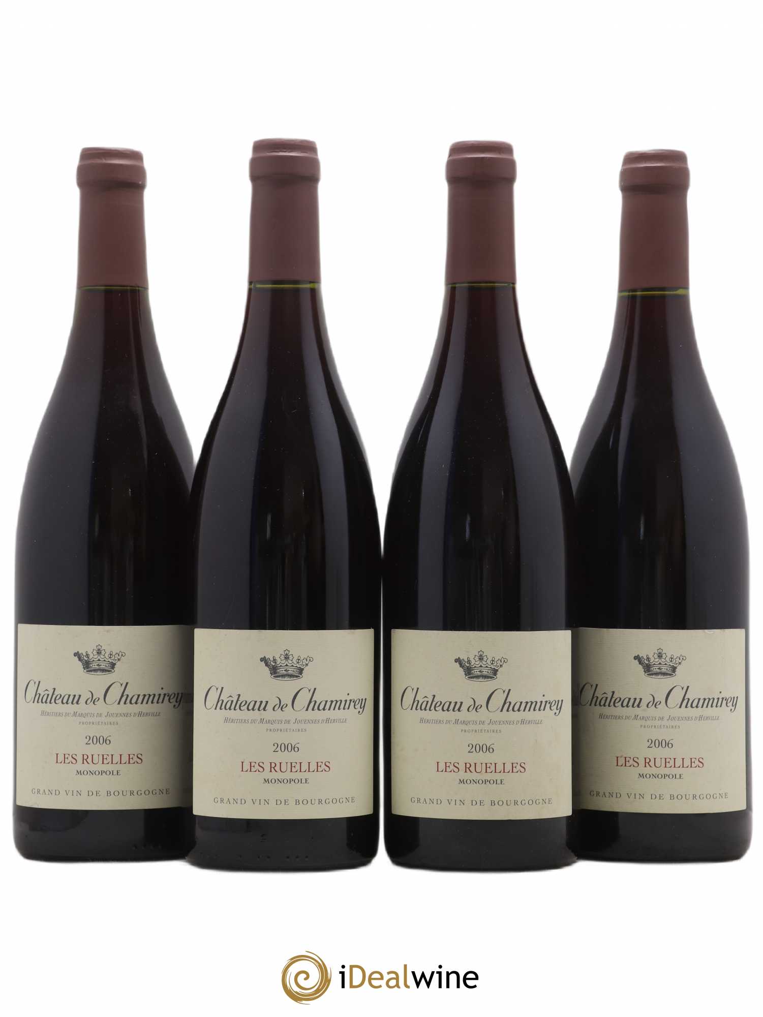 Mercurey 1er Cru Clos des Ruelles Château de Chamirey 2006 - Lot de 4 bouteilles - 0