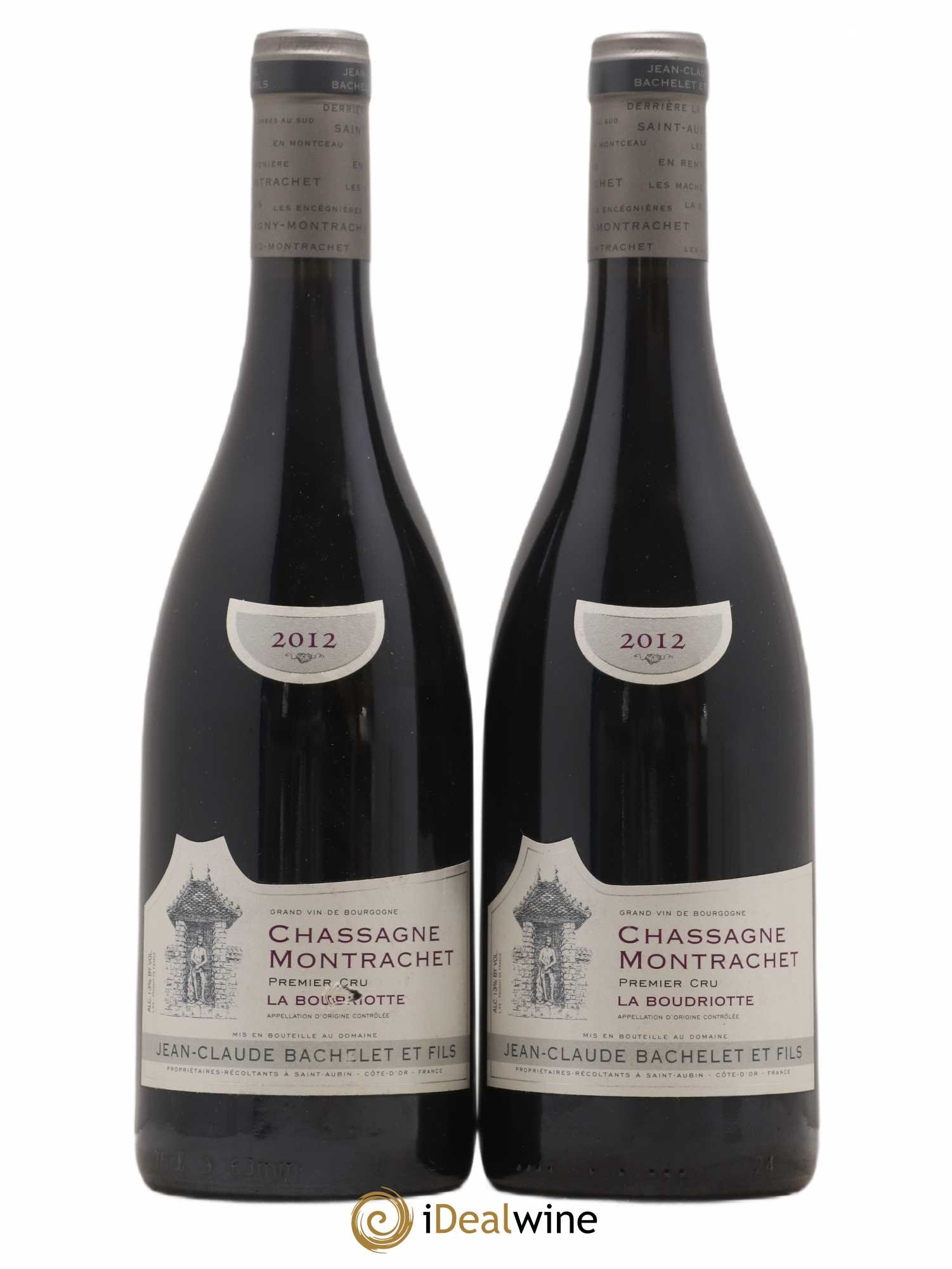 Chassagne-Montrachet 1er Cru La Boudriotte Jean-Claude Bachelet 2012 - Posten von 2 Flaschen - 0