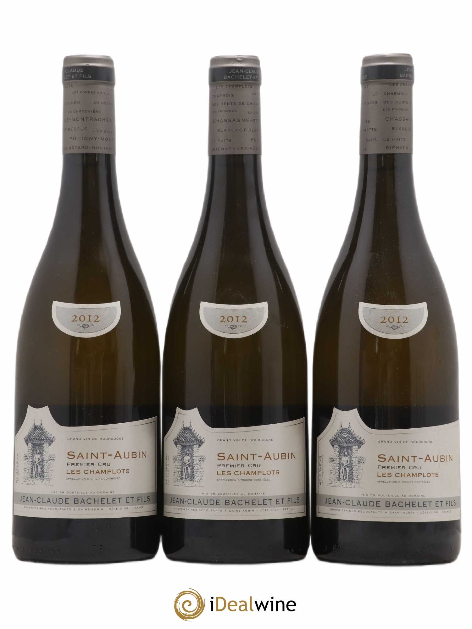 Saint-Aubin 1er Cru Les Champlots Jean-Claude Bachelet (Domaine) 2012 - Lot de 3 bouteilles - 0