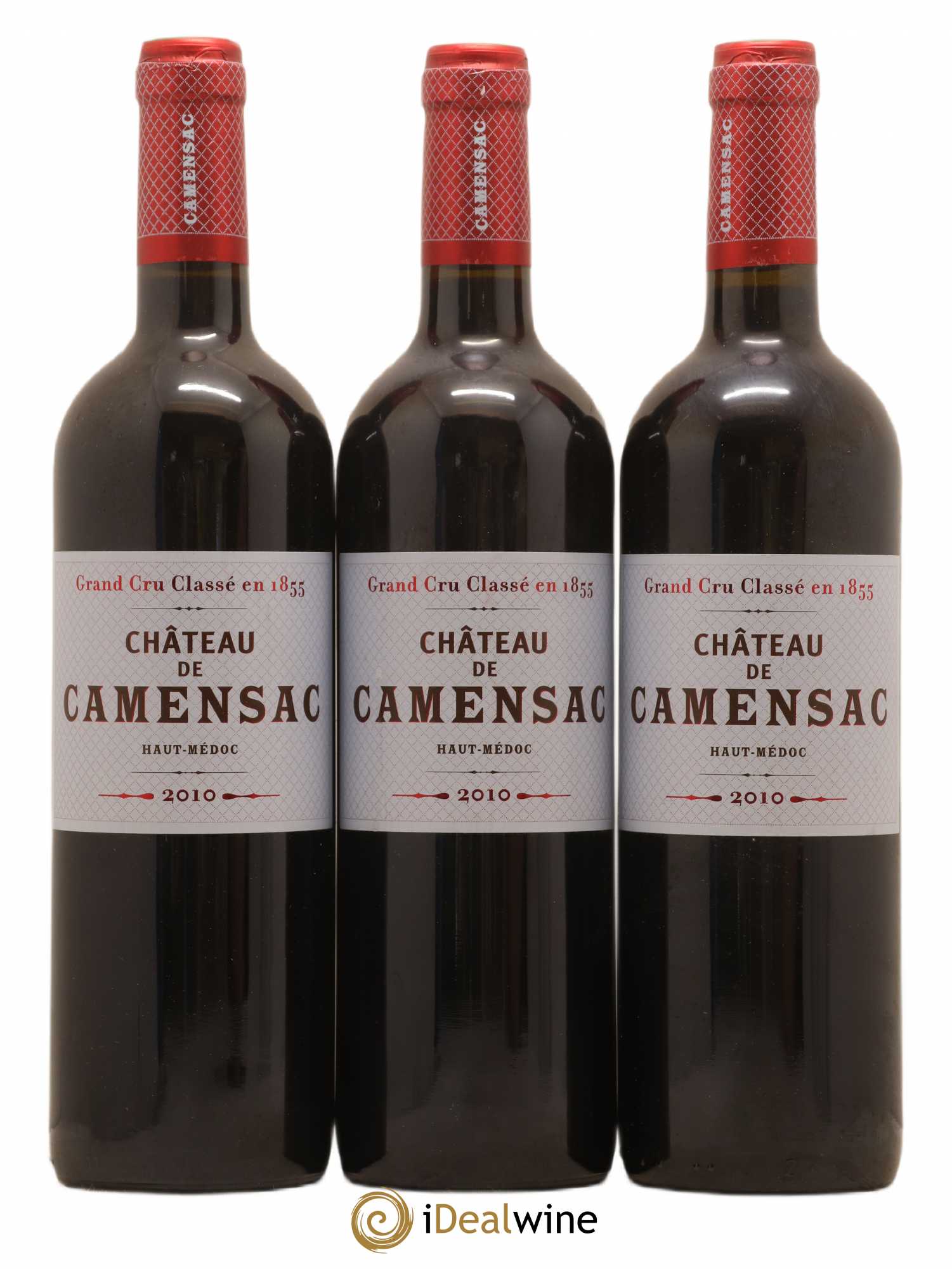 Château Camensac 5ème Grand Cru Classé 2010 - Lot de 3 bouteilles - 0