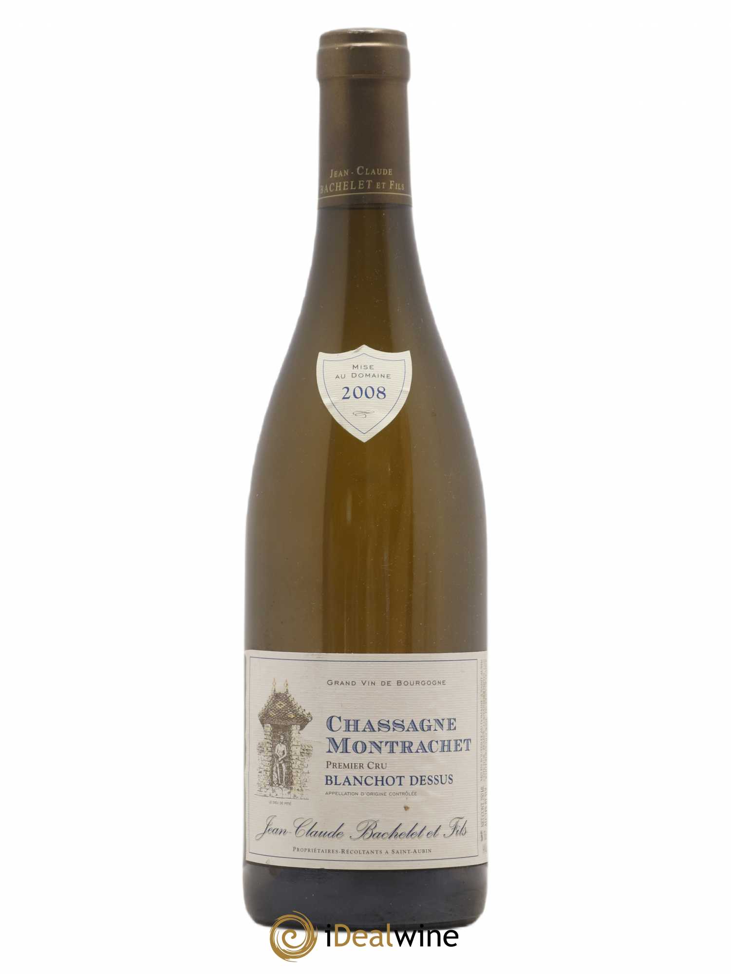 Chassagne-Montrachet 1er Cru Blanchot Dessus Jean-Claude Bachelet (Domaine) 2008 - Lot de 1 bouteille - 0
