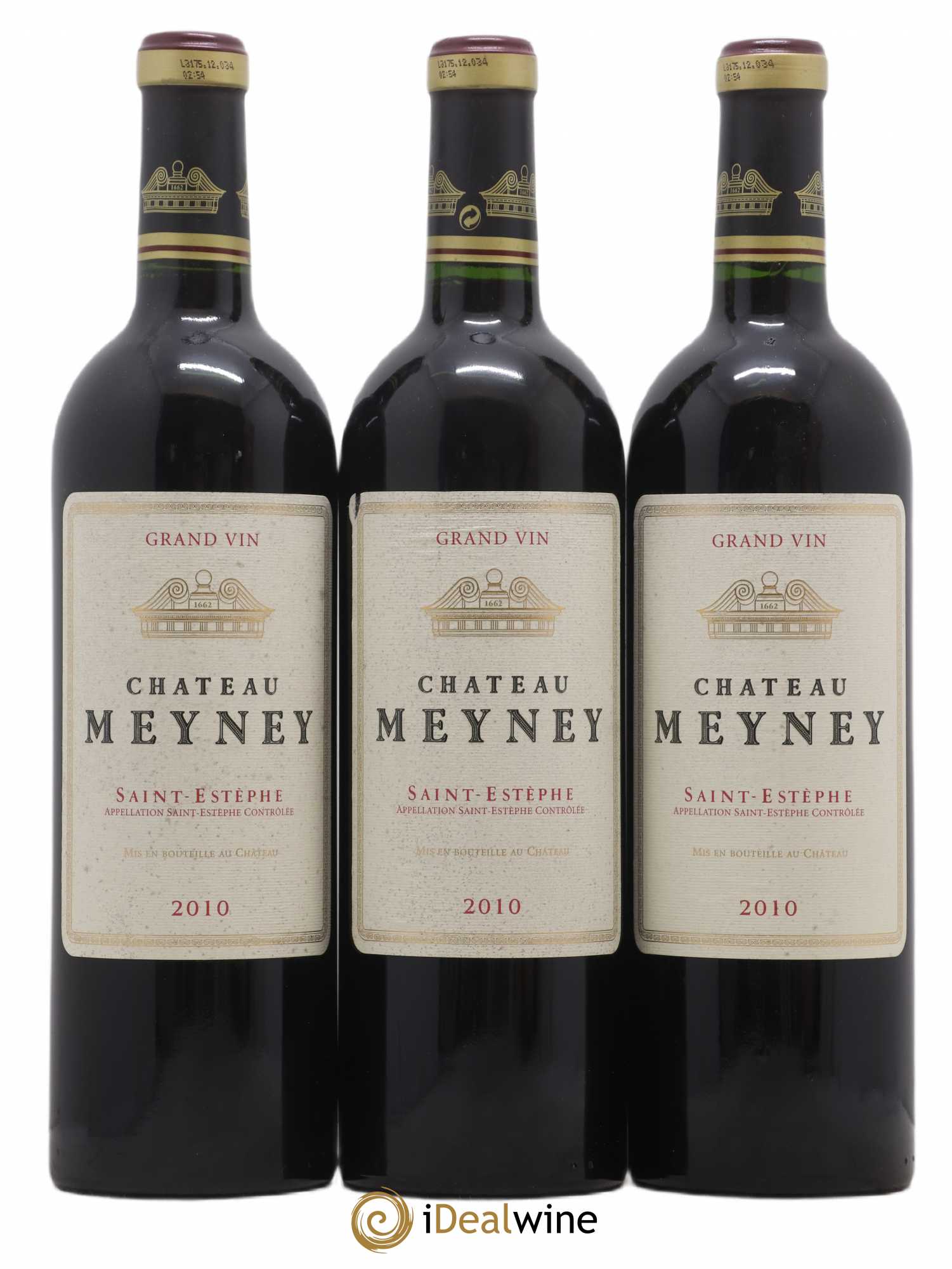 Château Meyney 2010 - Lot de 3 bouteilles - 0