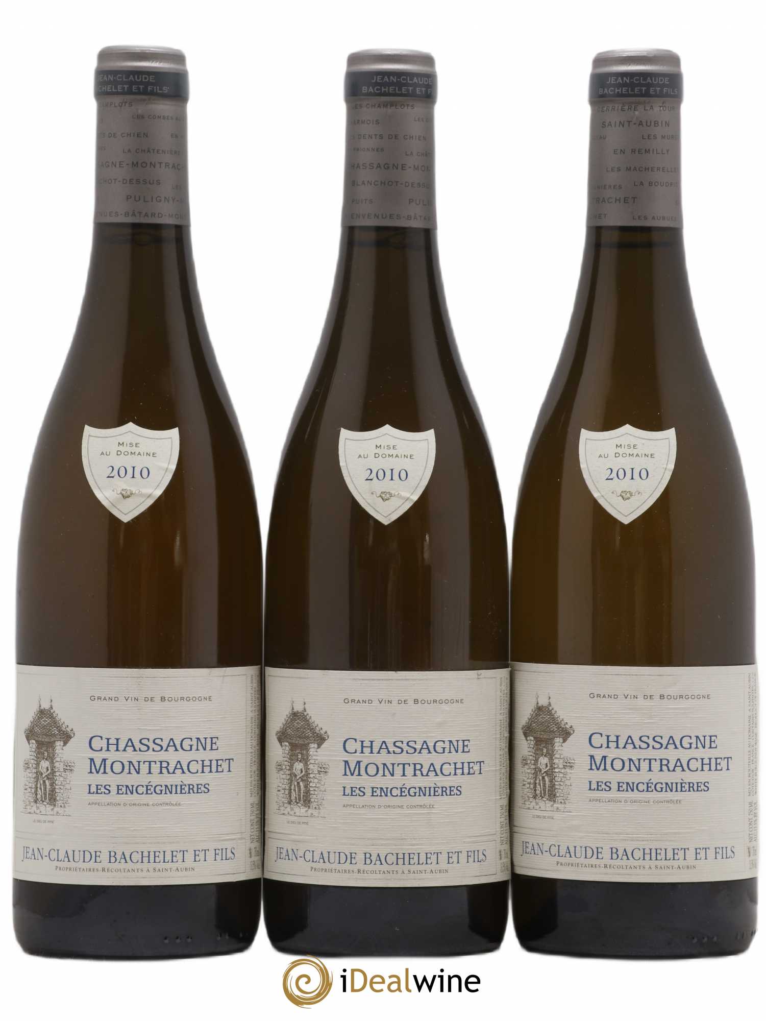 Chassagne-Montrachet Les Encégnières Jean-Claude Bachelet (Domaine) 2010 - Lot de 3 bouteilles - 0