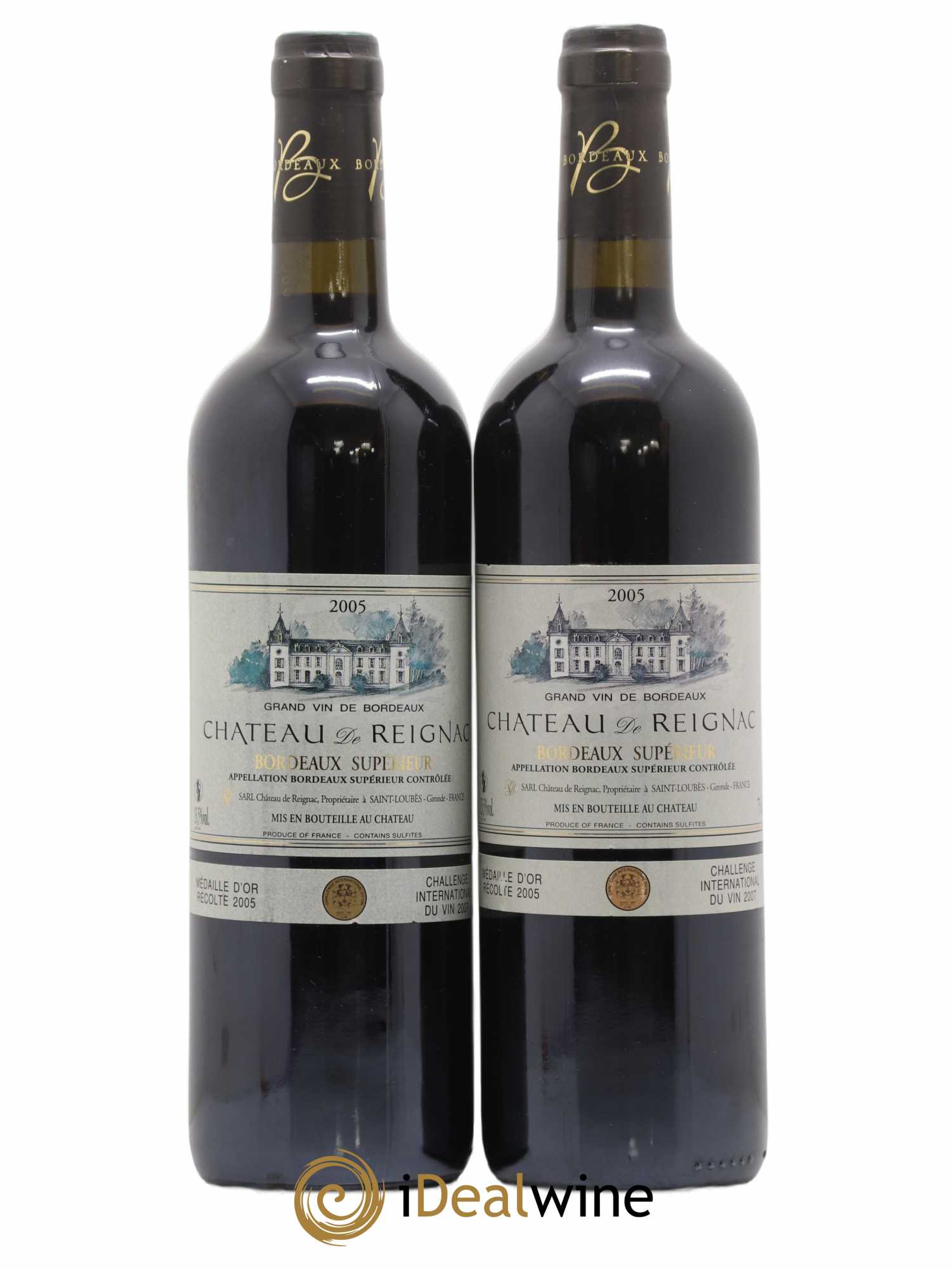 Château de Reignac Second Vin 2005 - Lot de 2 bouteilles - 0