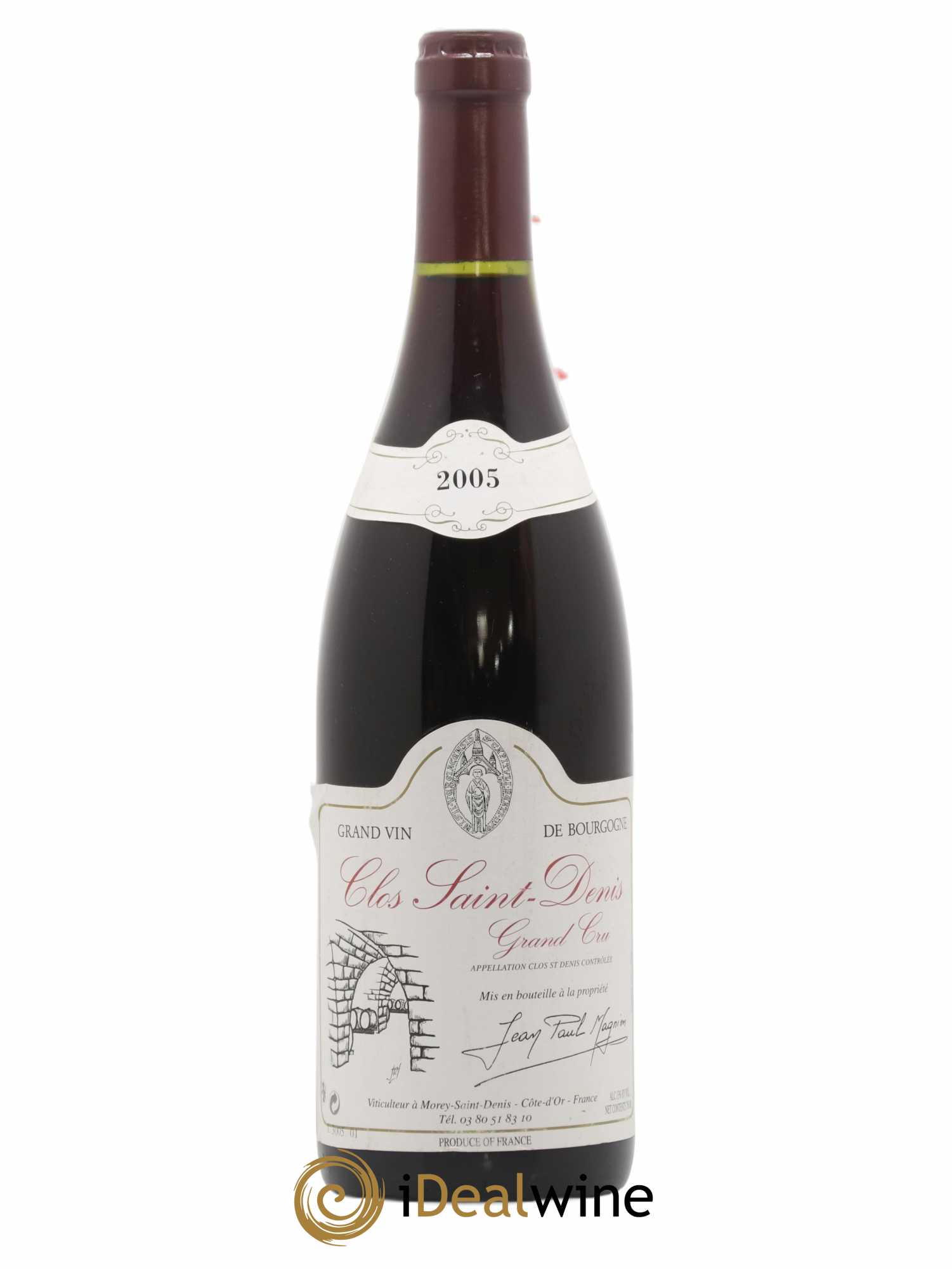 Clos Saint-Denis Grand Cru Jean Paul Magnien 2005 - Lot de 1 bouteille - 0