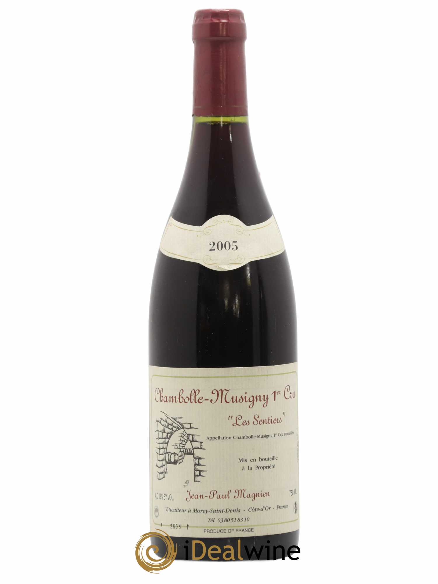 Chambolle-Musigny 1er Cru Les Sentiers Jean Paul Magnien 2005 - Lot de 1 bouteille - 0