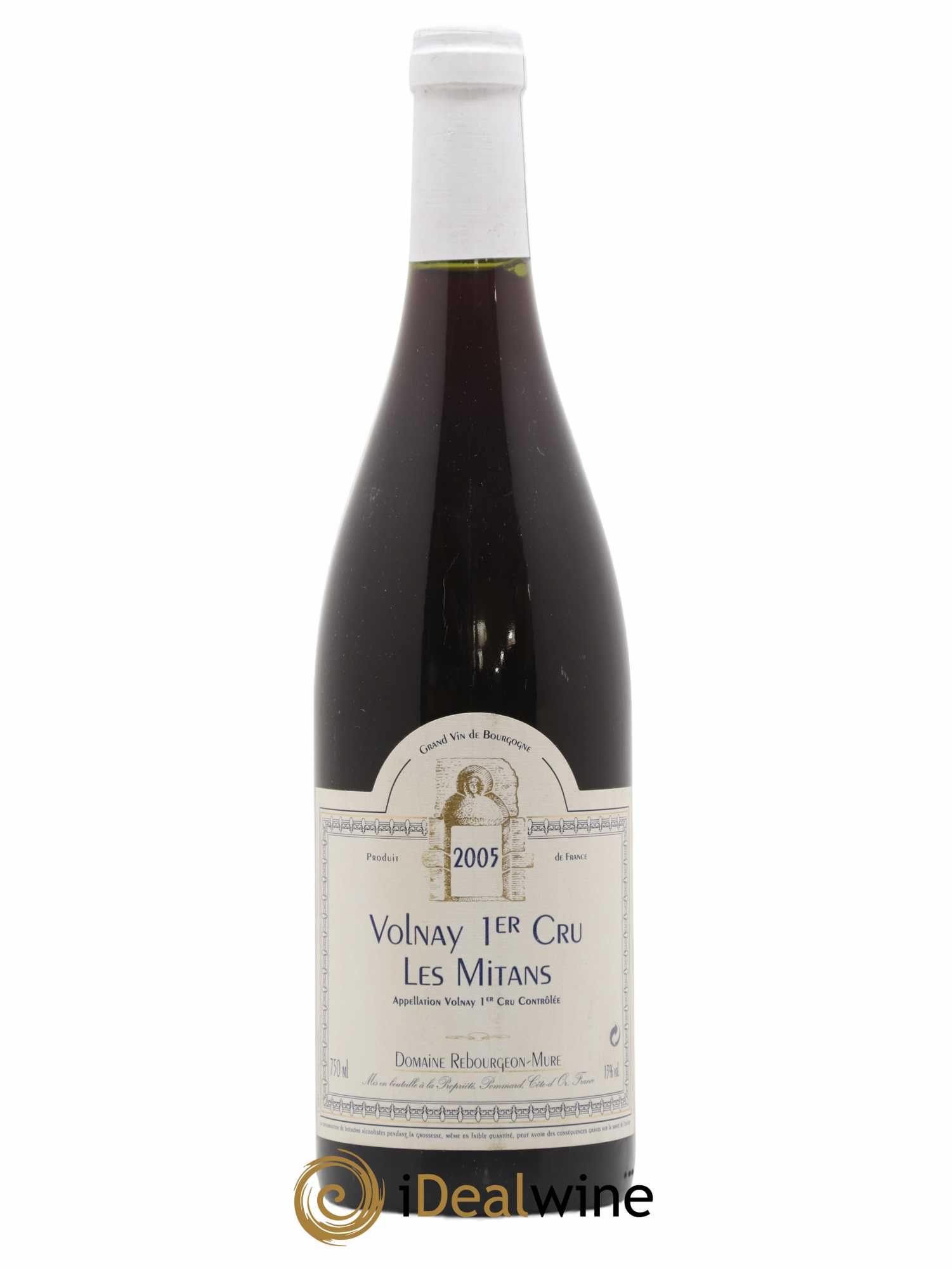 Volnay 1er Cru Les Mitans Domaine Rebourgeon Mure 2005 - Posten von 1 Flasche - 0