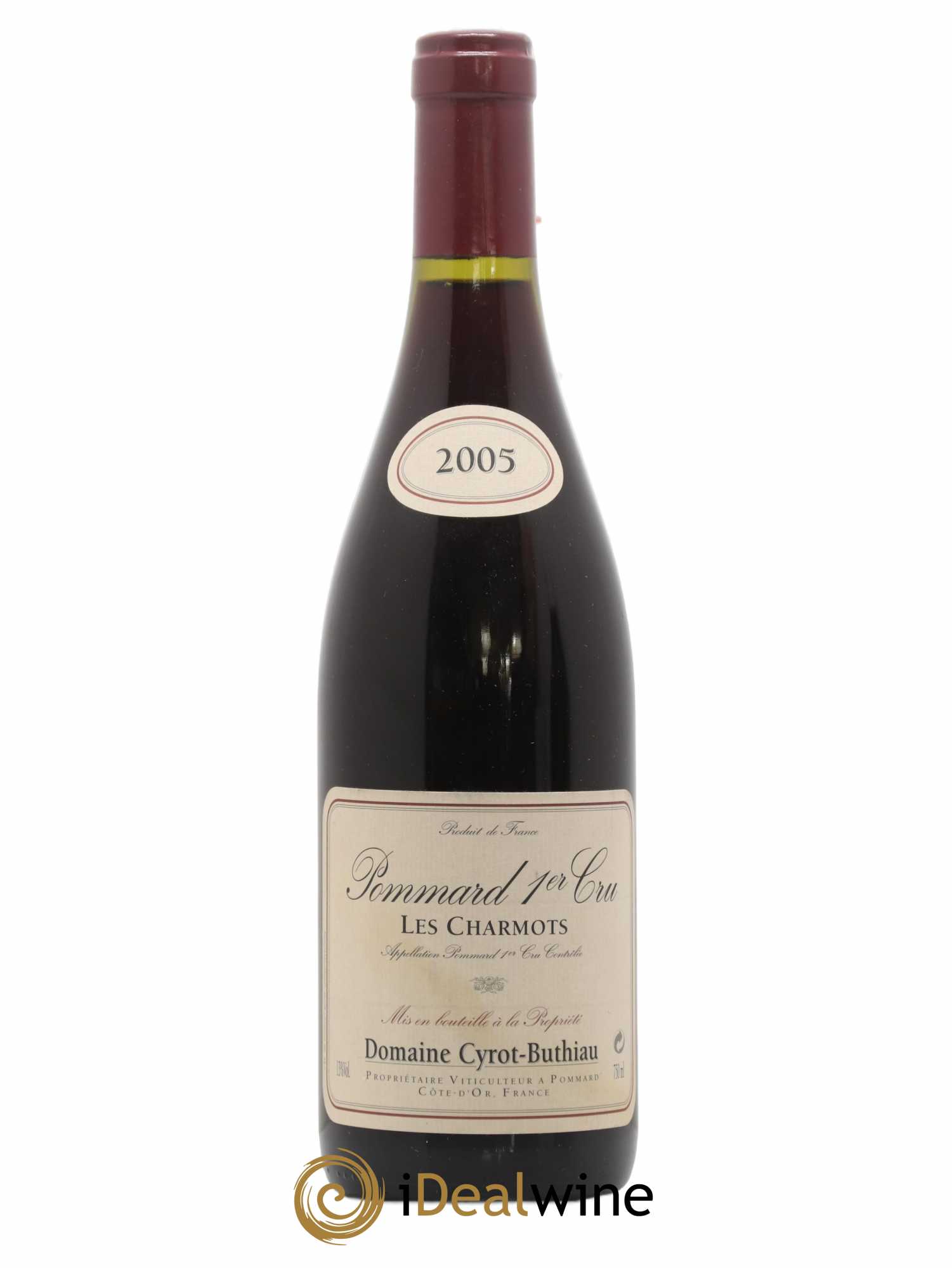 Pommard 1er Cru Les Charmots Domaine Cyrot Buthiau 2005 - Posten von 1 Flasche - 0