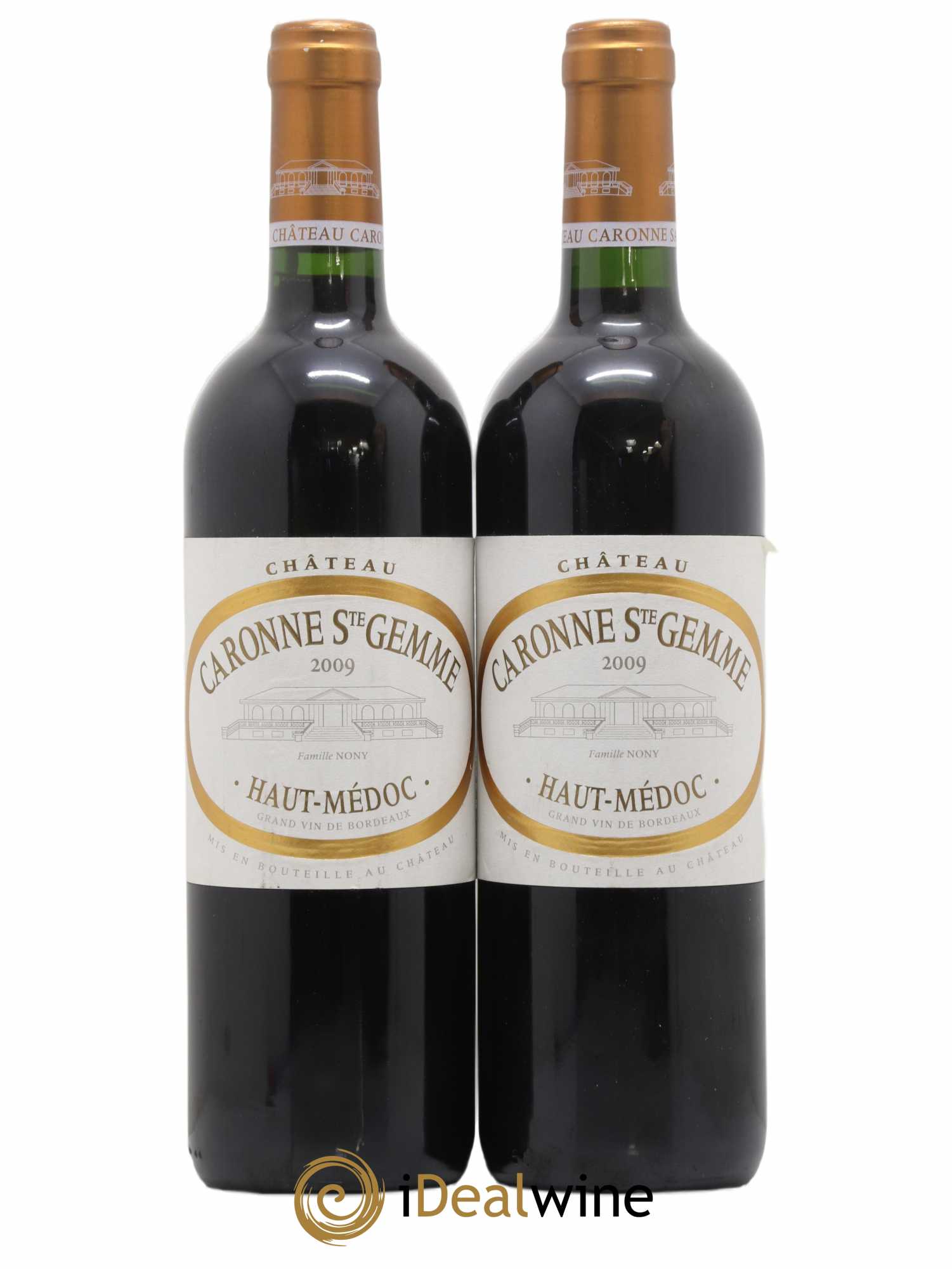 Château Caronne Sainte-Gemme Cru Bourgeois 2009 - Lot de 2 bouteilles - 0