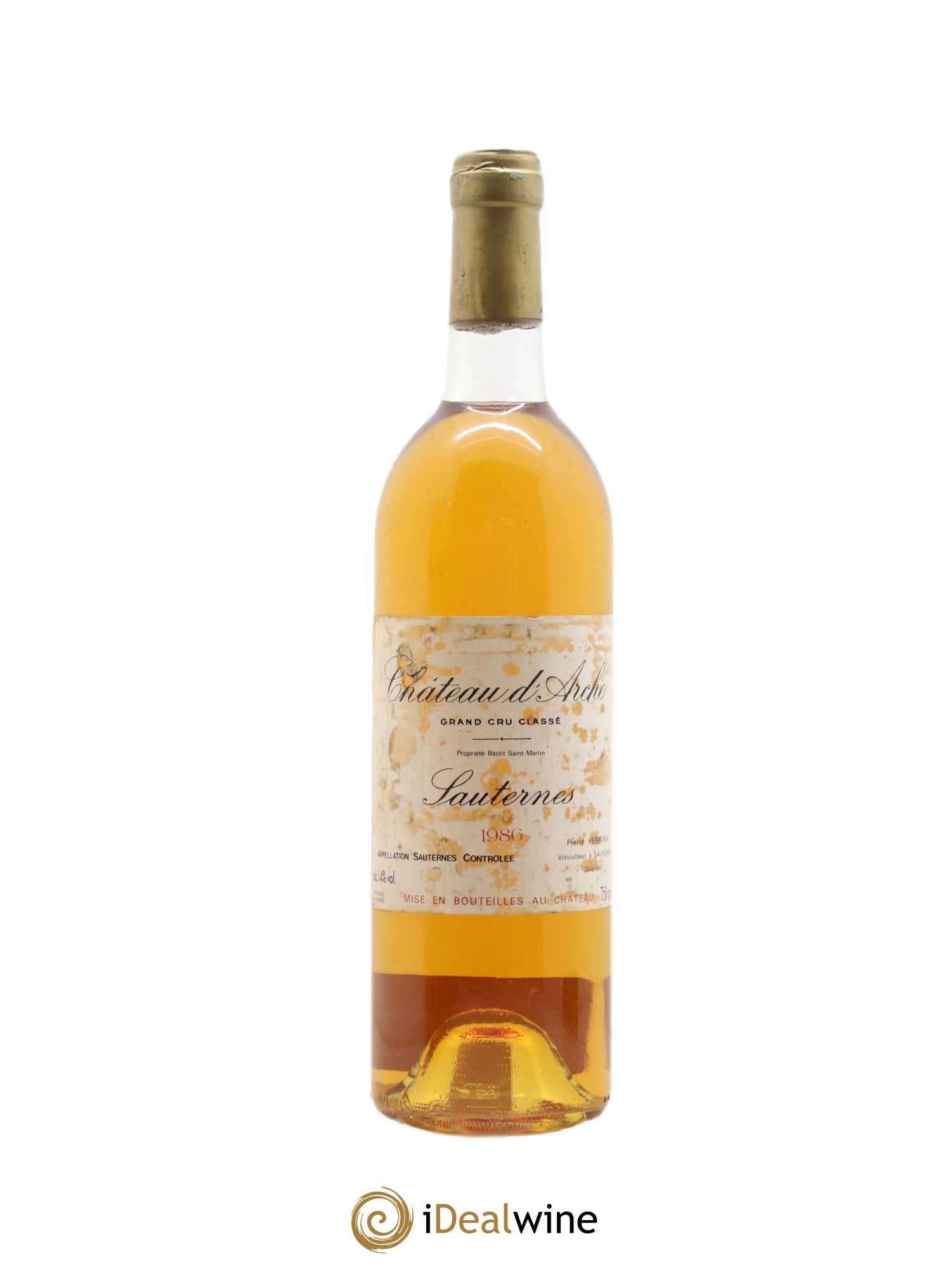 Château d' Arche 2ème Grand Cru Classé 1986 - Lotto di 1 bottiglia - 0