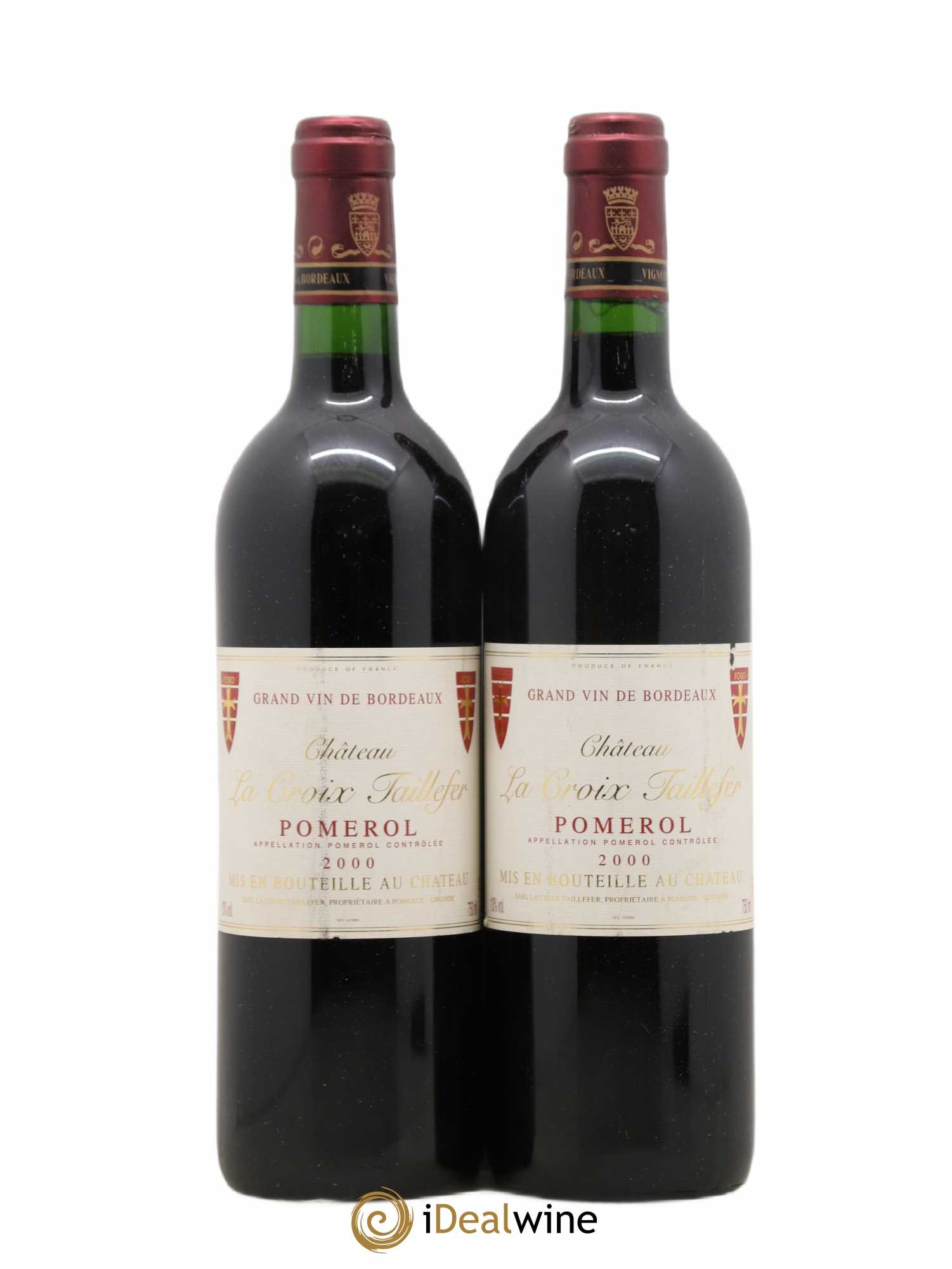 Château la Croix Taillefer 2000 - Lot de 2 bouteilles - 0
