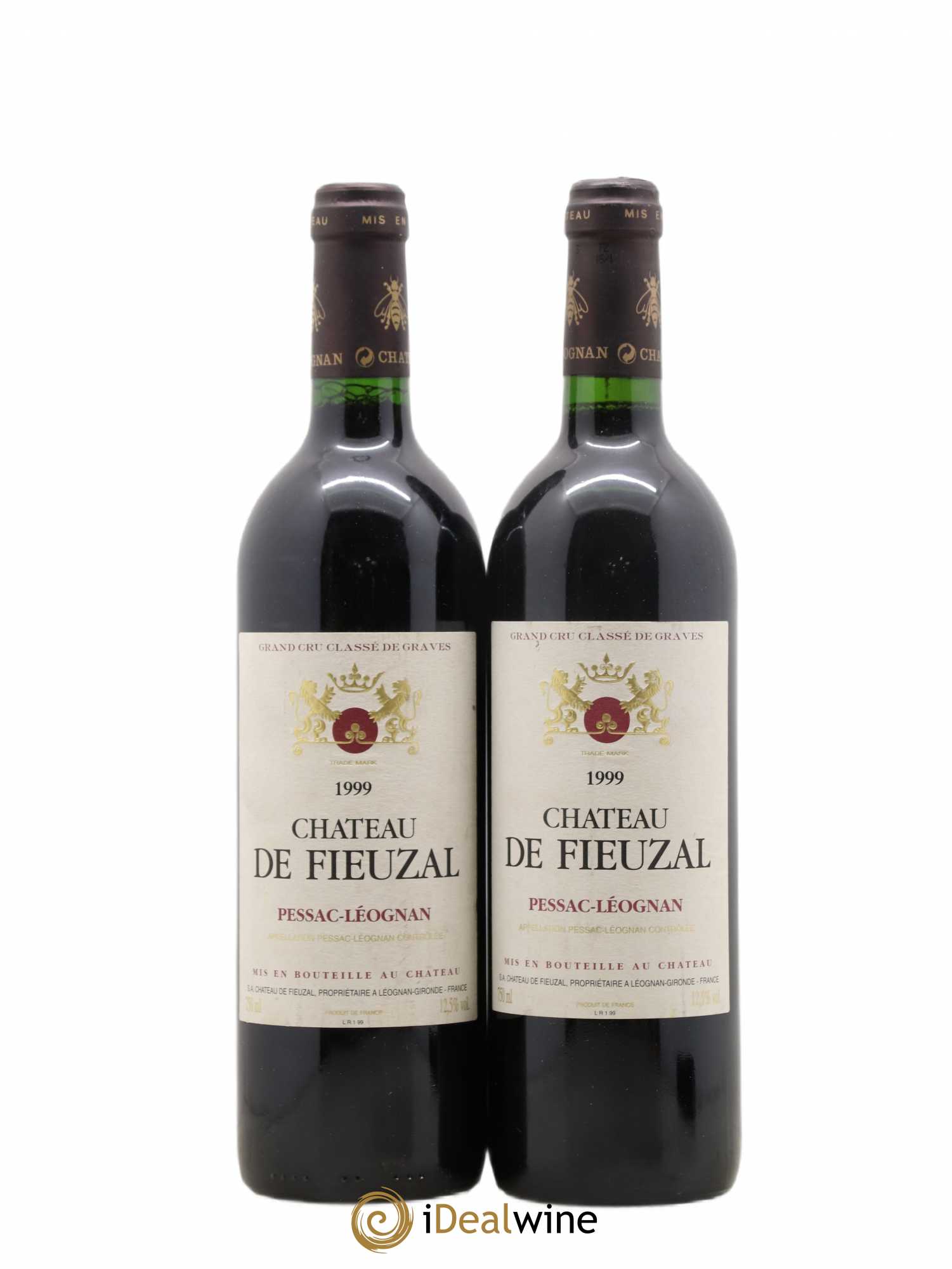 Château de Fieuzal Cru Classé de Graves 1999 - Lot de 2 bouteilles - 0