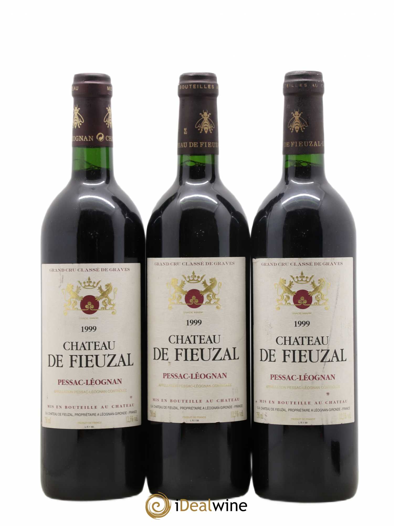 Château de Fieuzal Cru Classé de Graves 1999 - Lot de 6 bouteilles - 1