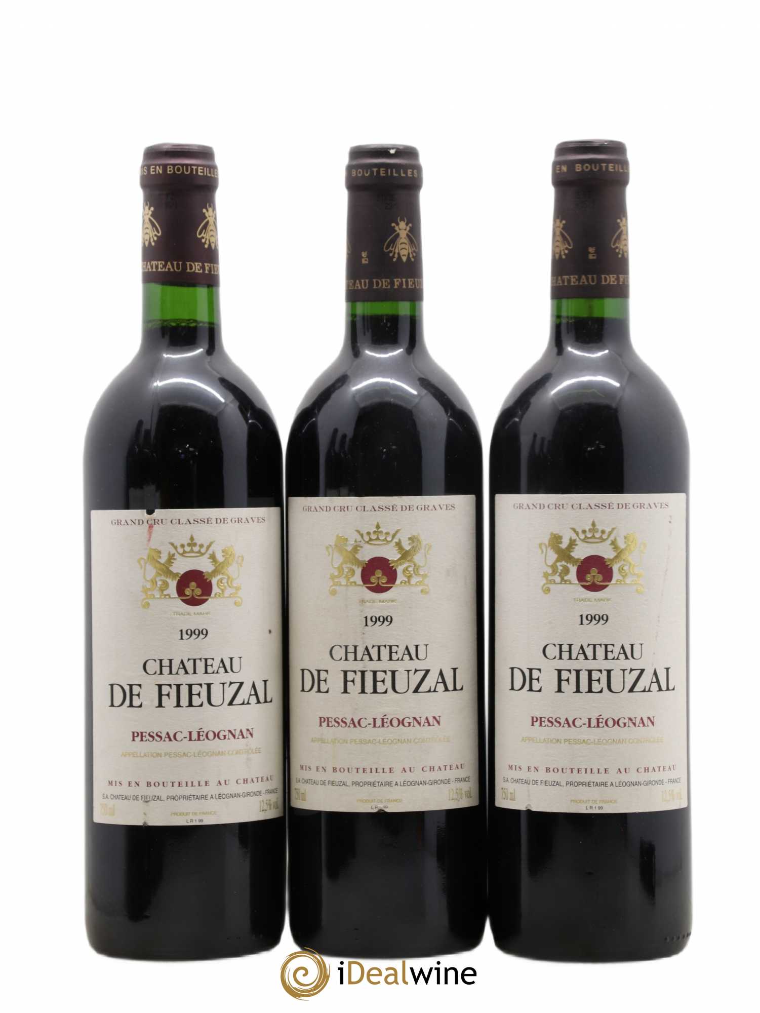 Château de Fieuzal Cru Classé de Graves 1999 - Lot de 6 bouteilles - 2