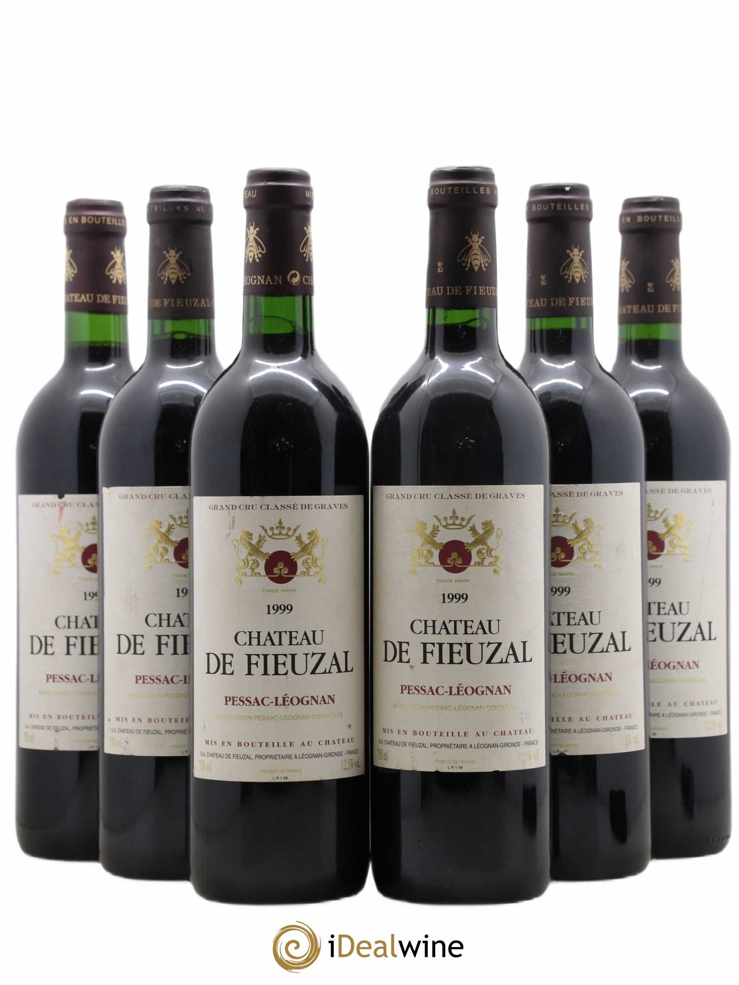 Château de Fieuzal Cru Classé de Graves 1999 - Lot de 6 bouteilles - 0
