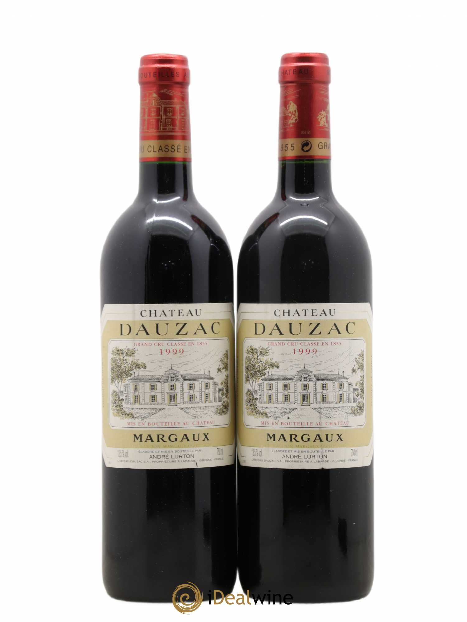 Château Dauzac 5ème Grand Cru Classé 1999 - Lot de 2 bouteilles - 0