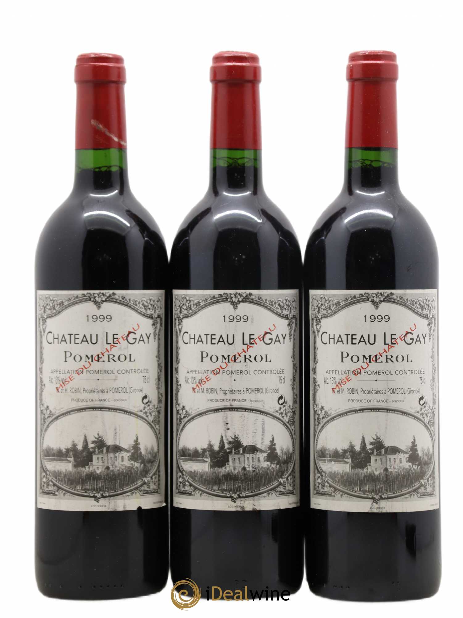 Château Le Gay 1999 - Lot de 3 bouteilles - 0