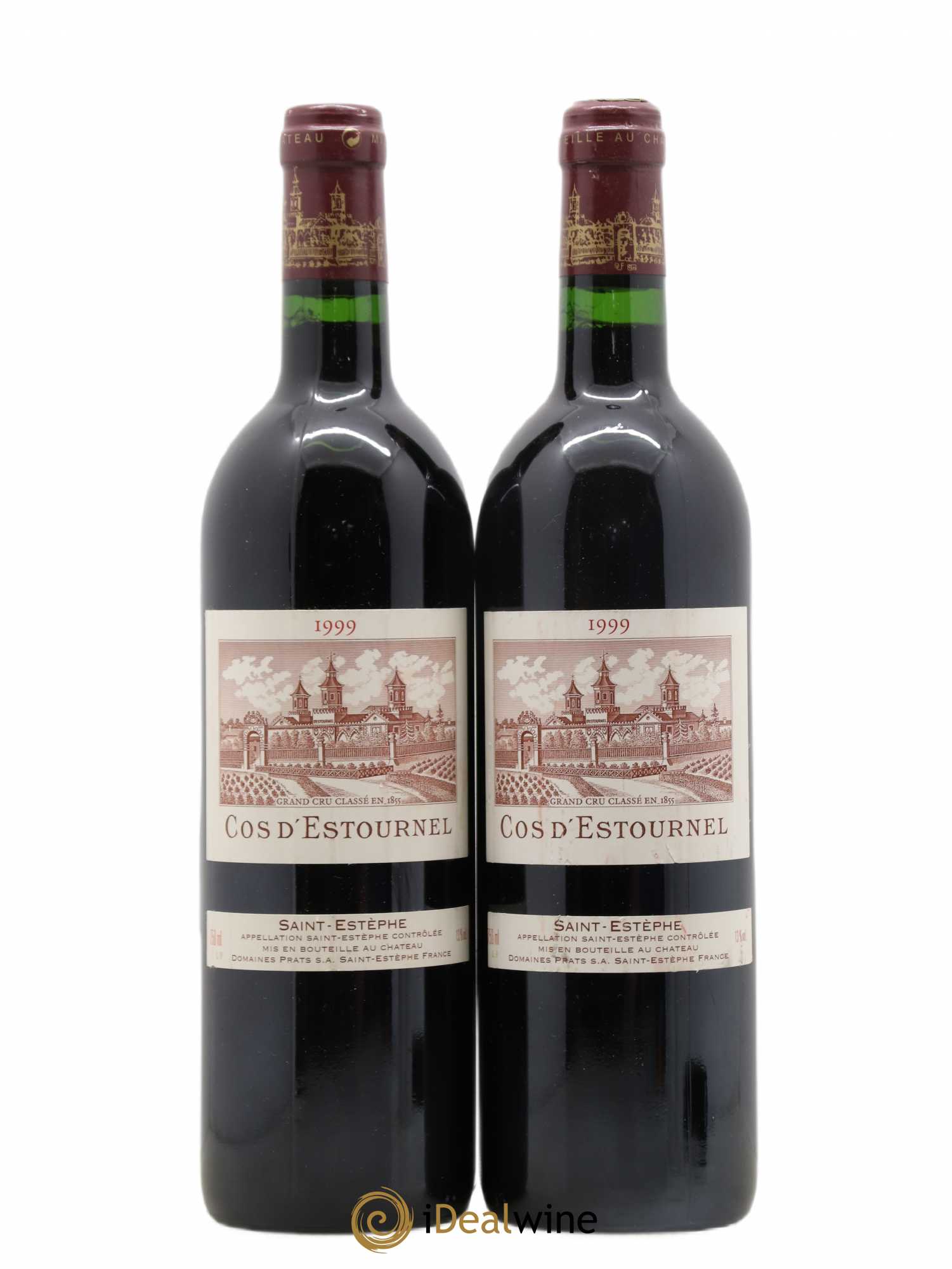 Cos d'Estournel 2ème Grand Cru Classé 1999 - Lot de 2 bouteilles - 0