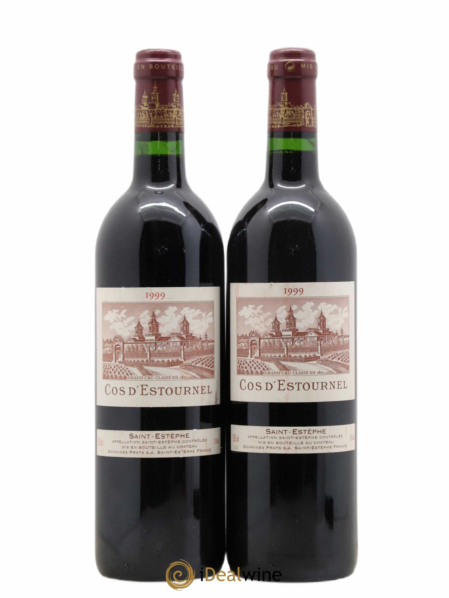 Cos d'Estournel 2ème Grand Cru Classé 1999 - Lot de 2 bouteilles - 0