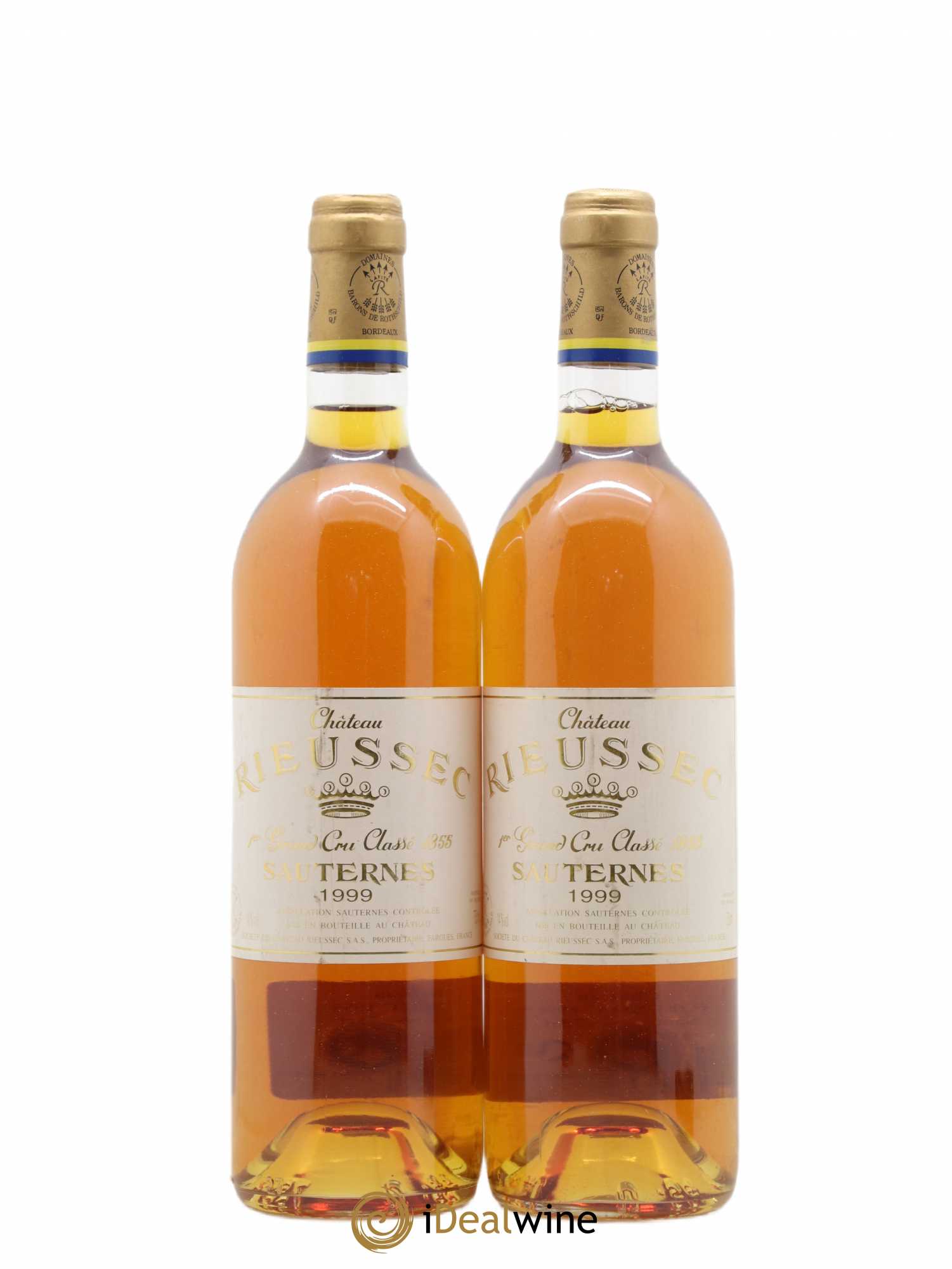 Château Rieussec 1er Grand Cru Classé 1999 - Lotto di 2 bottiglie - 0