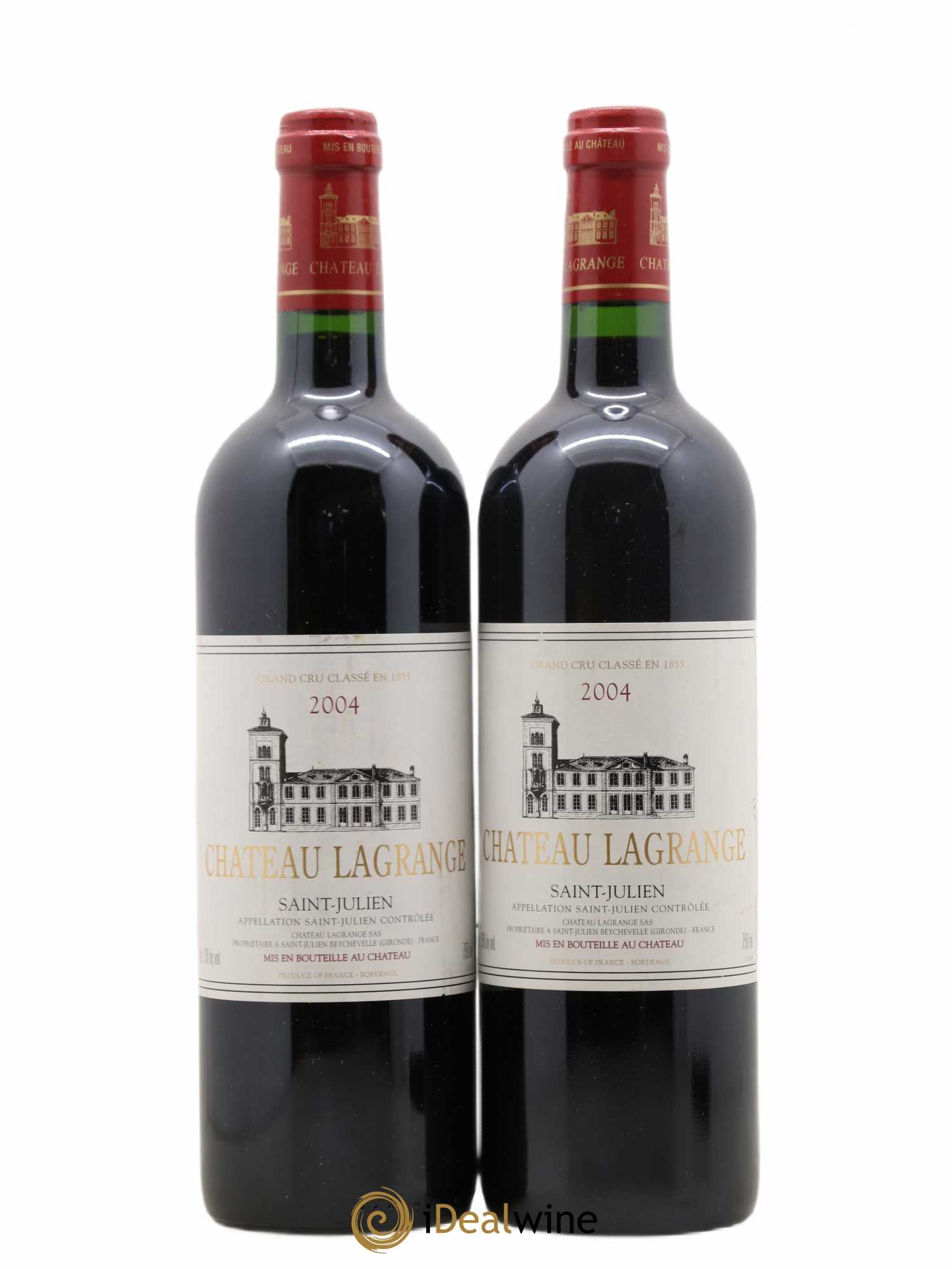 Château Lagrange 3ème Grand Cru Classé 2004 - Lot de 2 bouteilles - 0