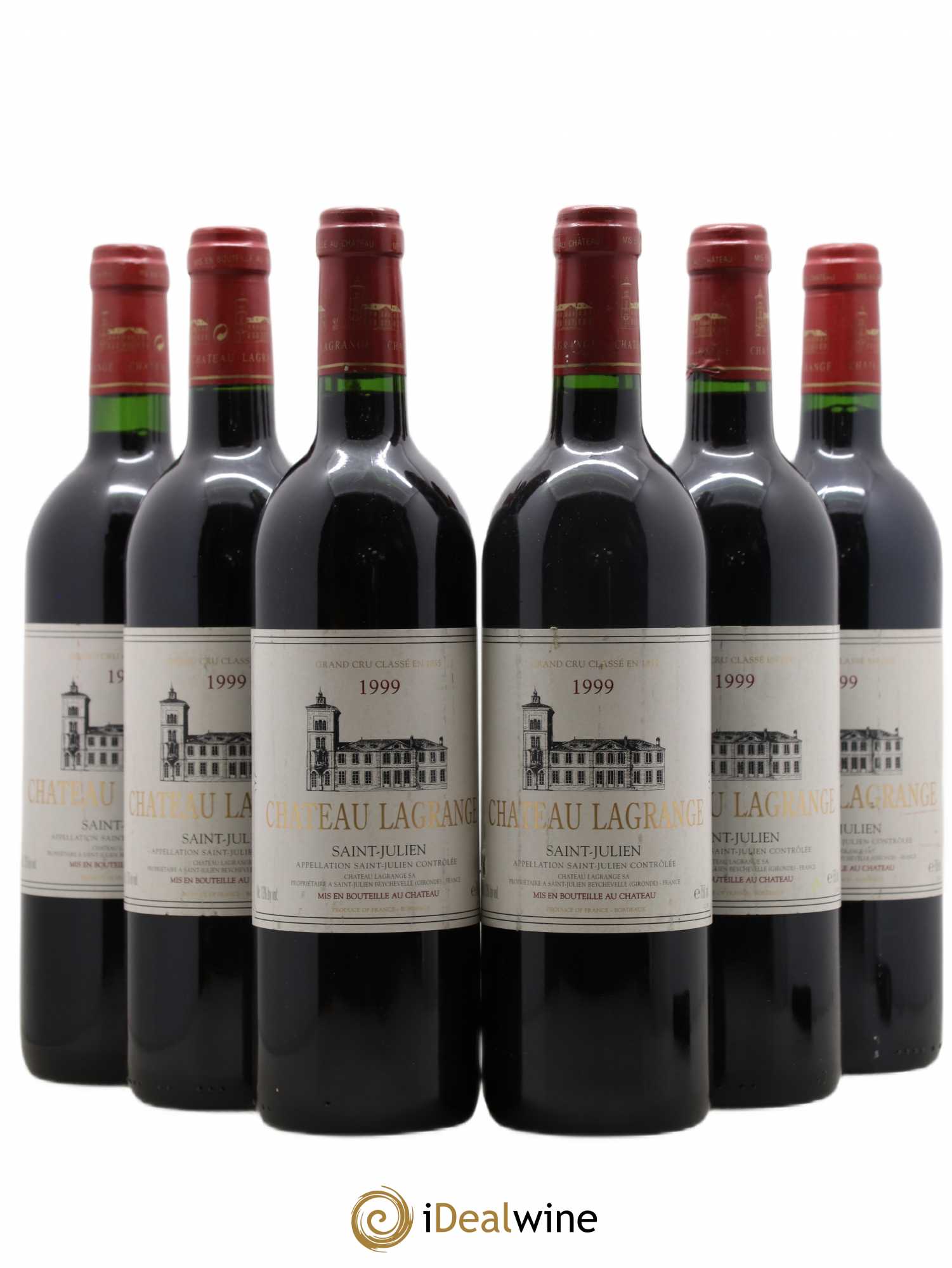 Château Lagrange 3ème Grand Cru Classé 1999 - Lot de 6 bouteilles - 0