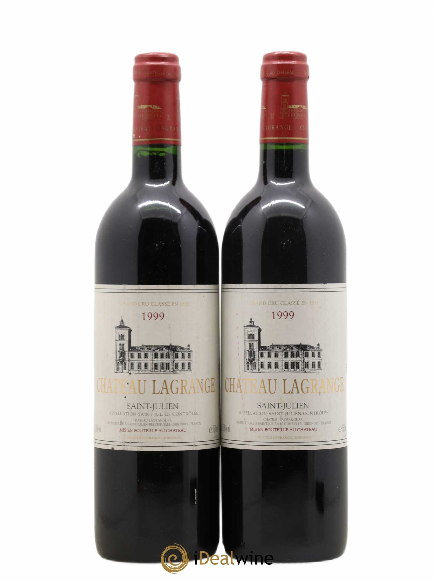 Château Lagrange 3ème Grand Cru Classé 1999 - Lot de 2 bouteilles - 0