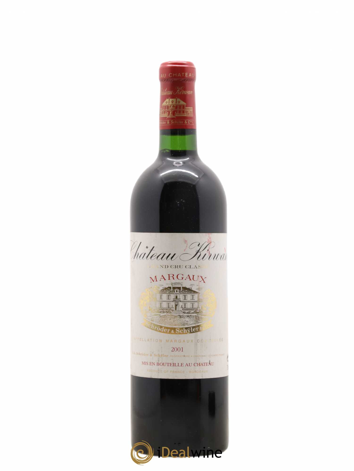 Château Kirwan 3ème Grand Cru Classé 2001 - Lot de 1 bouteille - 0