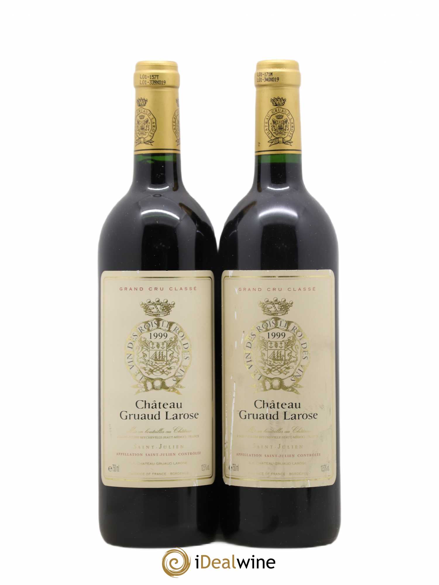 Château Gruaud Larose 2ème Grand Cru Classé 1999 - Lot de 2 bouteilles - 0