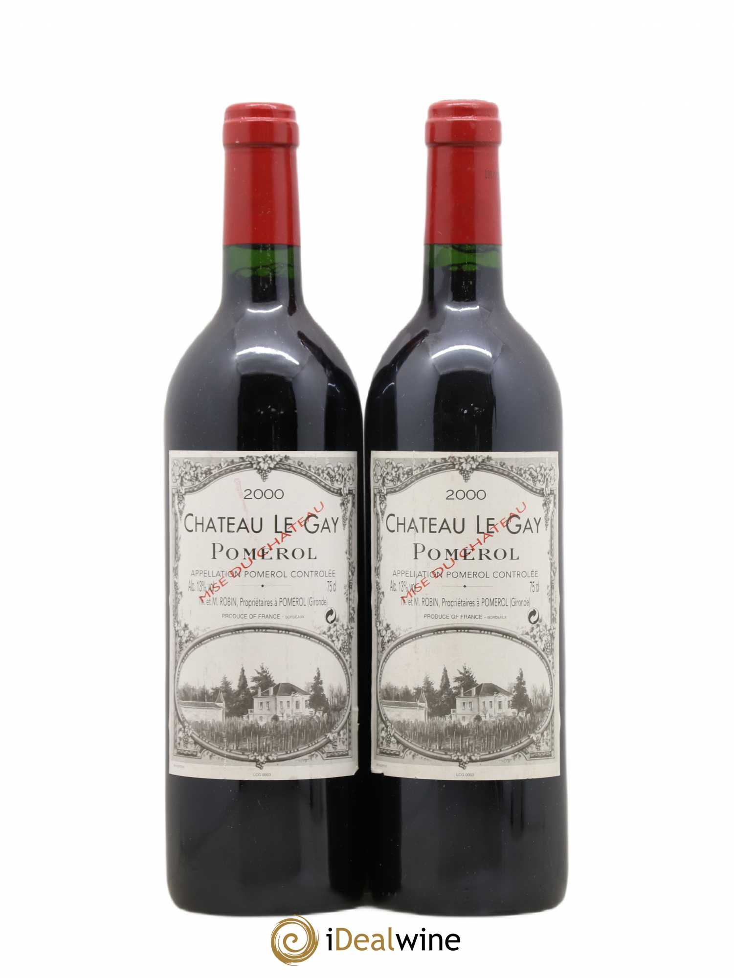 Château Le Gay 2000 - Lot de 2 bouteilles - 0