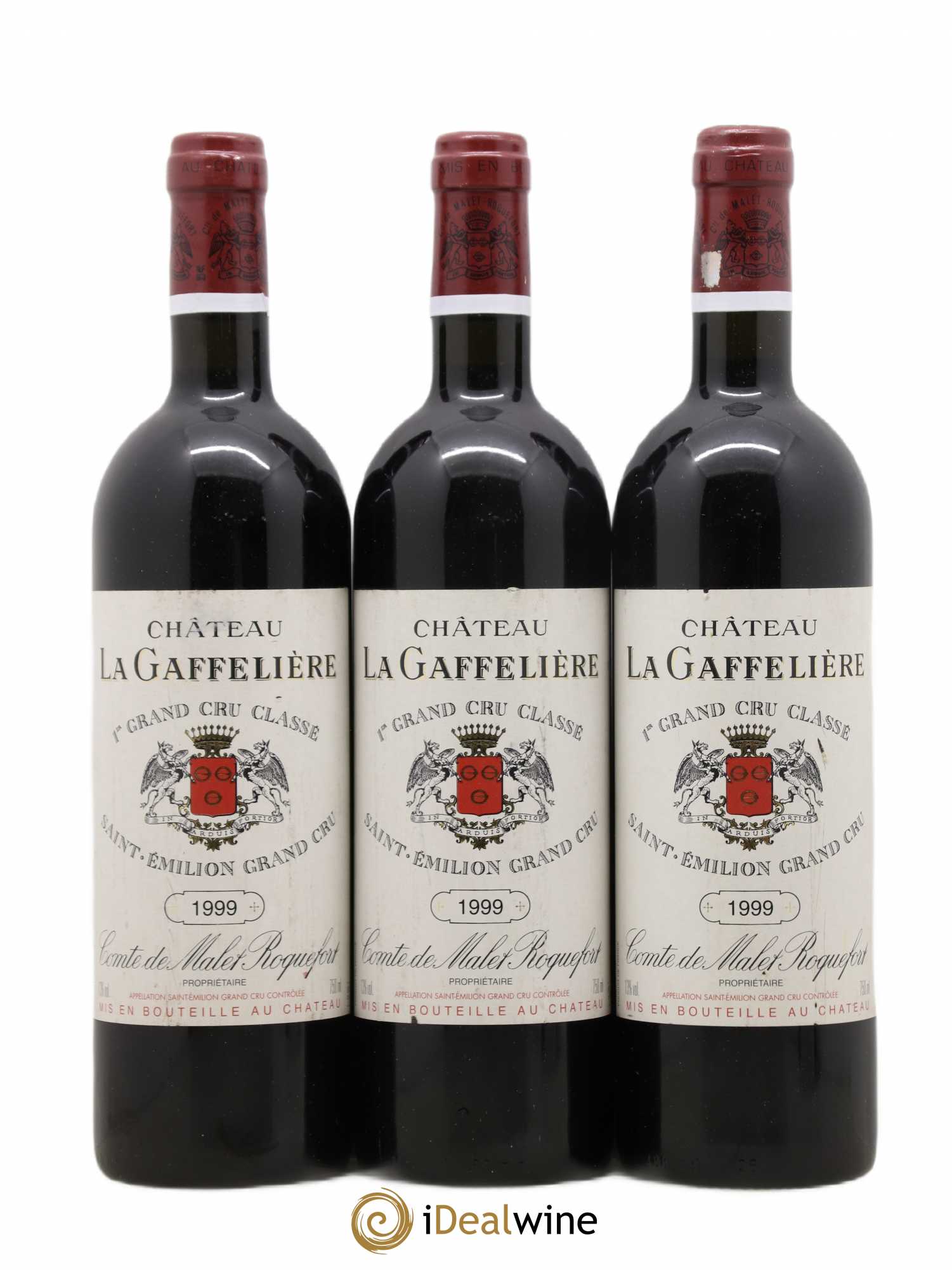 Château la Gaffelière 1er Grand Cru Classé B 1999 - Lot de 3 bouteilles - 0