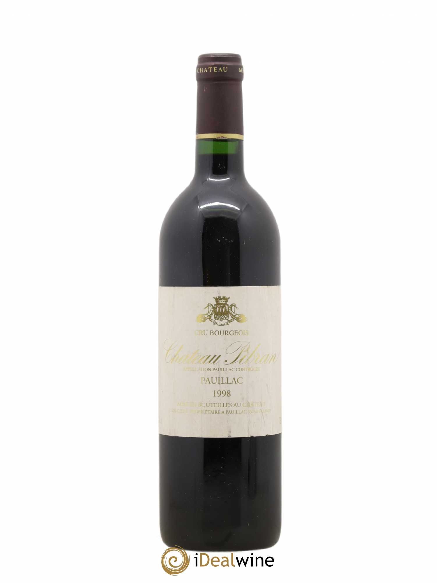Château Pibran 1998 - Lot de 1 bouteille - 0