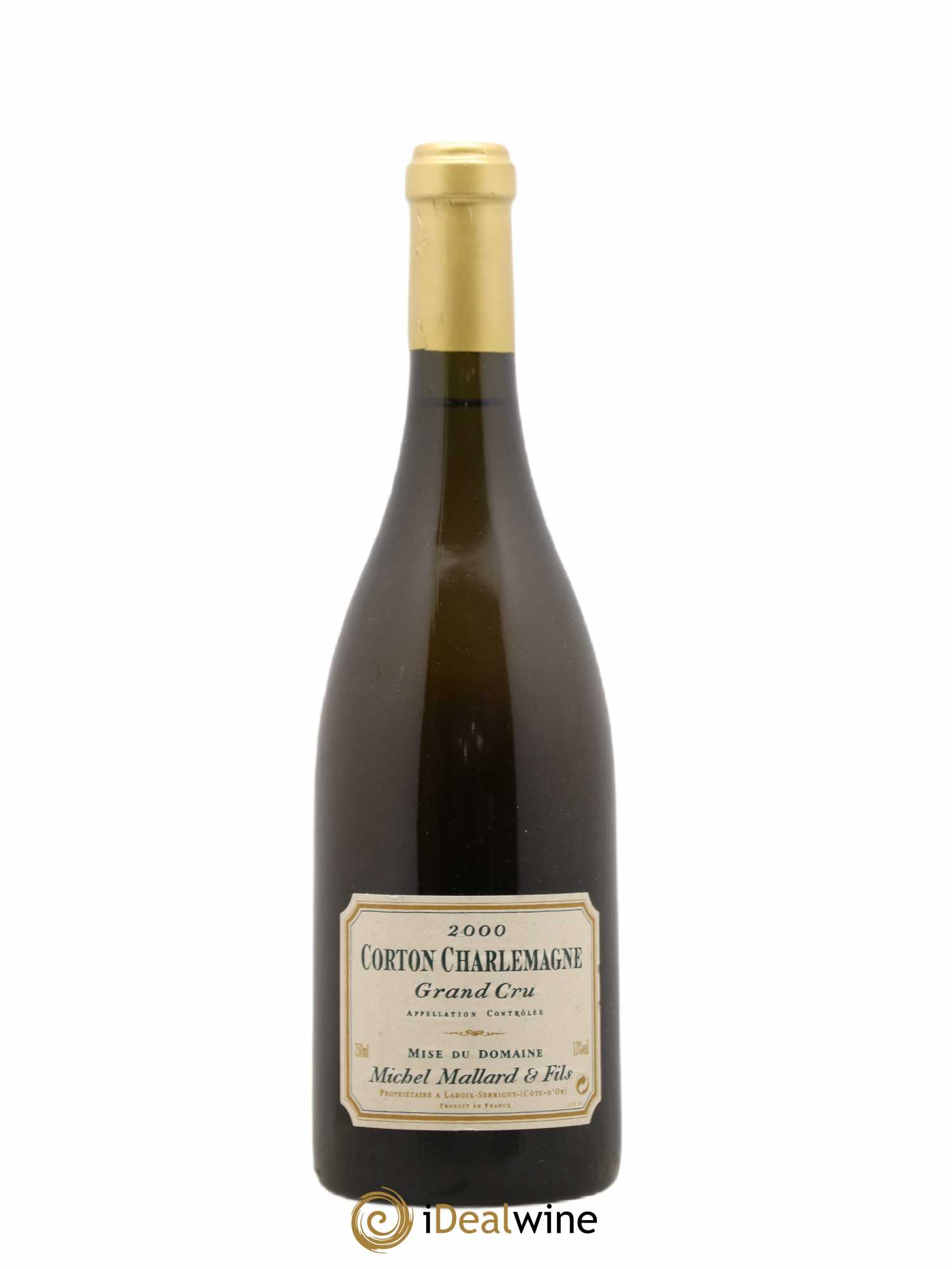 Corton-Charlemagne Grand Cru Domaine Michel Mallard et Fils 2000 - Posten von 1 Flasche - 0