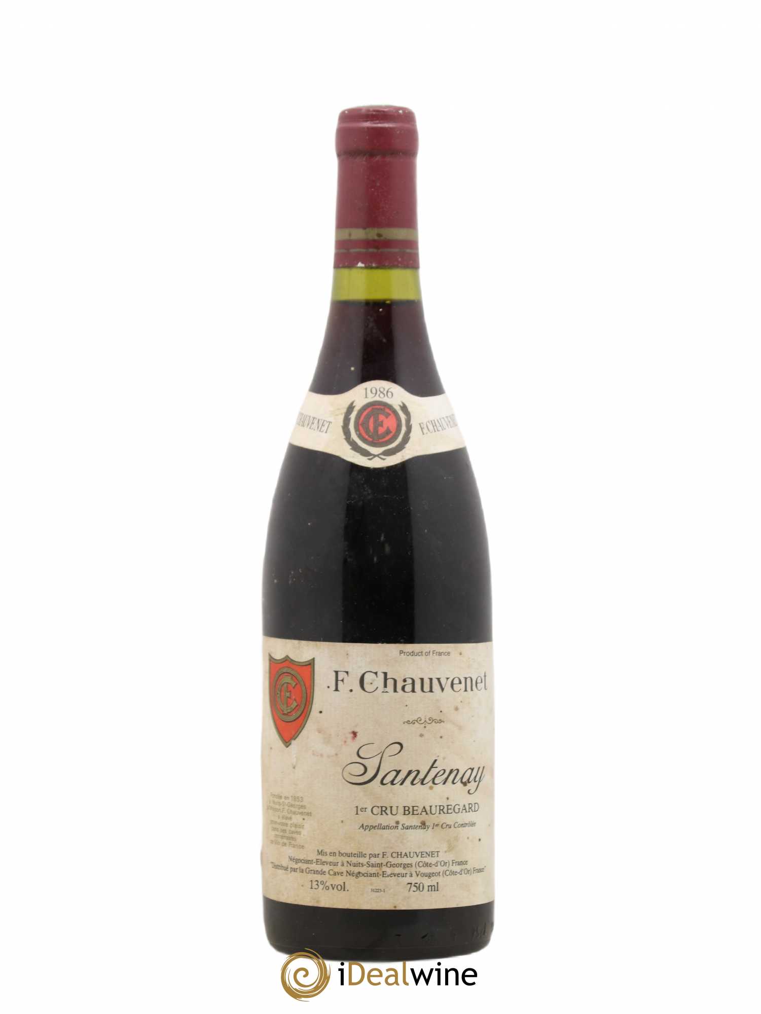Santenay 1er Cru Beauregard Chauvenet 1986 - Posten von 1 Flasche - 0