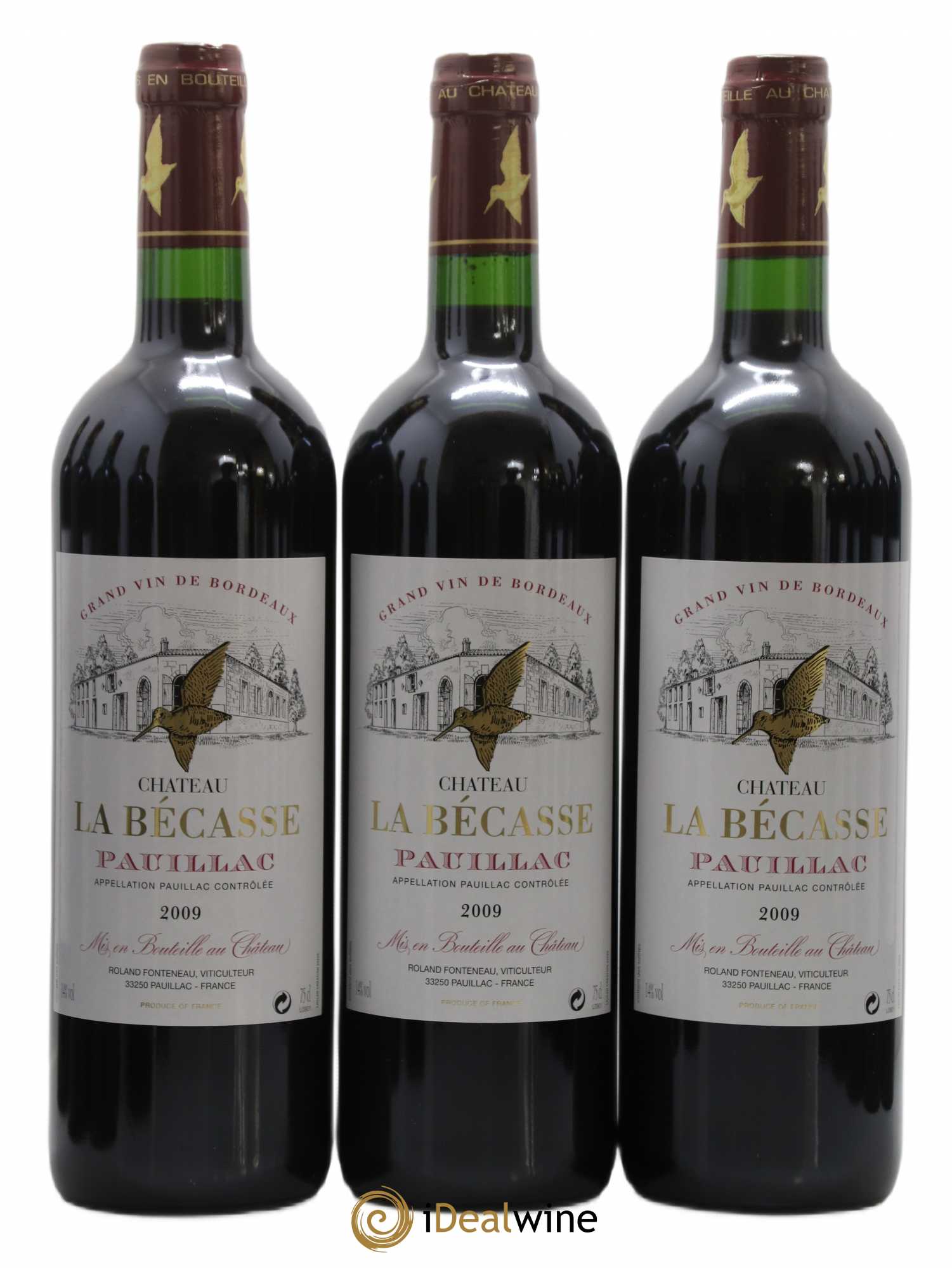Château la Bécasse 2009 - Lot de 12 bouteilles - 1