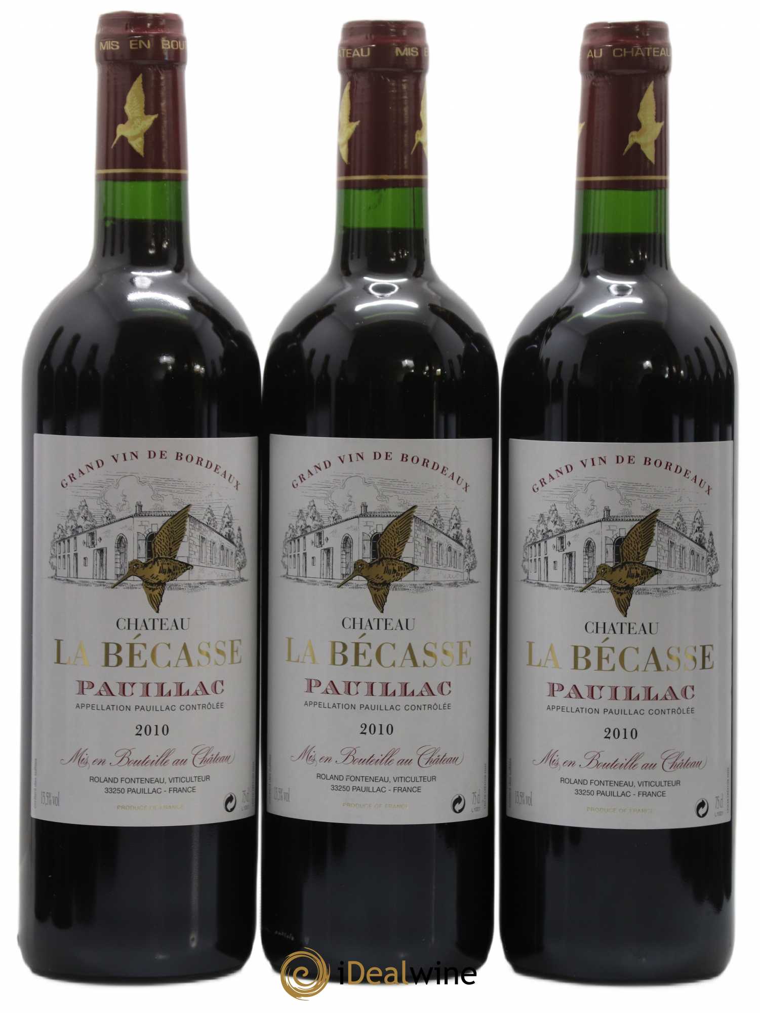 Château la Bécasse 2010 - Lot de 12 bouteilles - 1