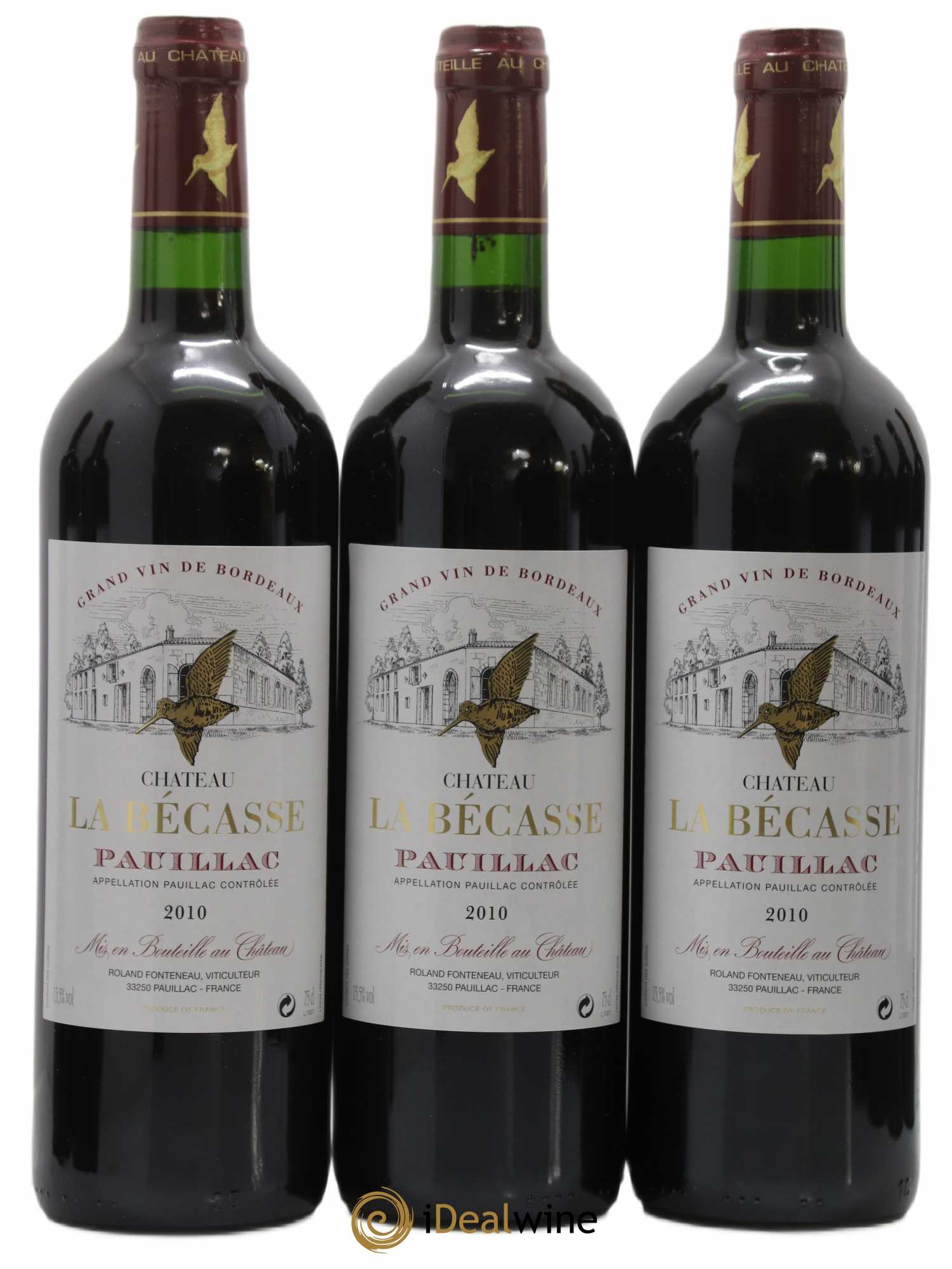 Château la Bécasse 2010 - Lot de 12 bouteilles - 2