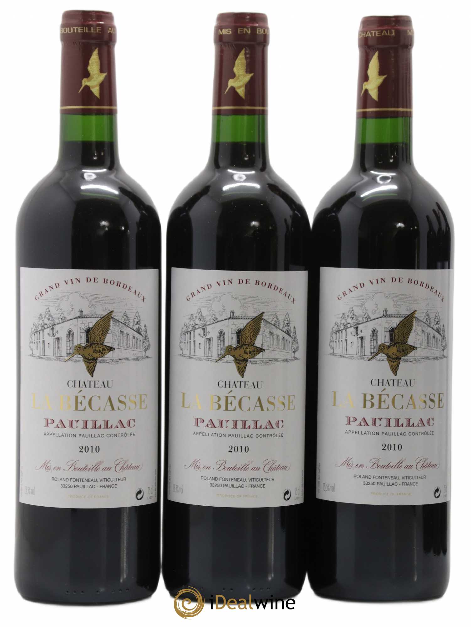 Château la Bécasse 2010 - Lot de 12 bouteilles - 3