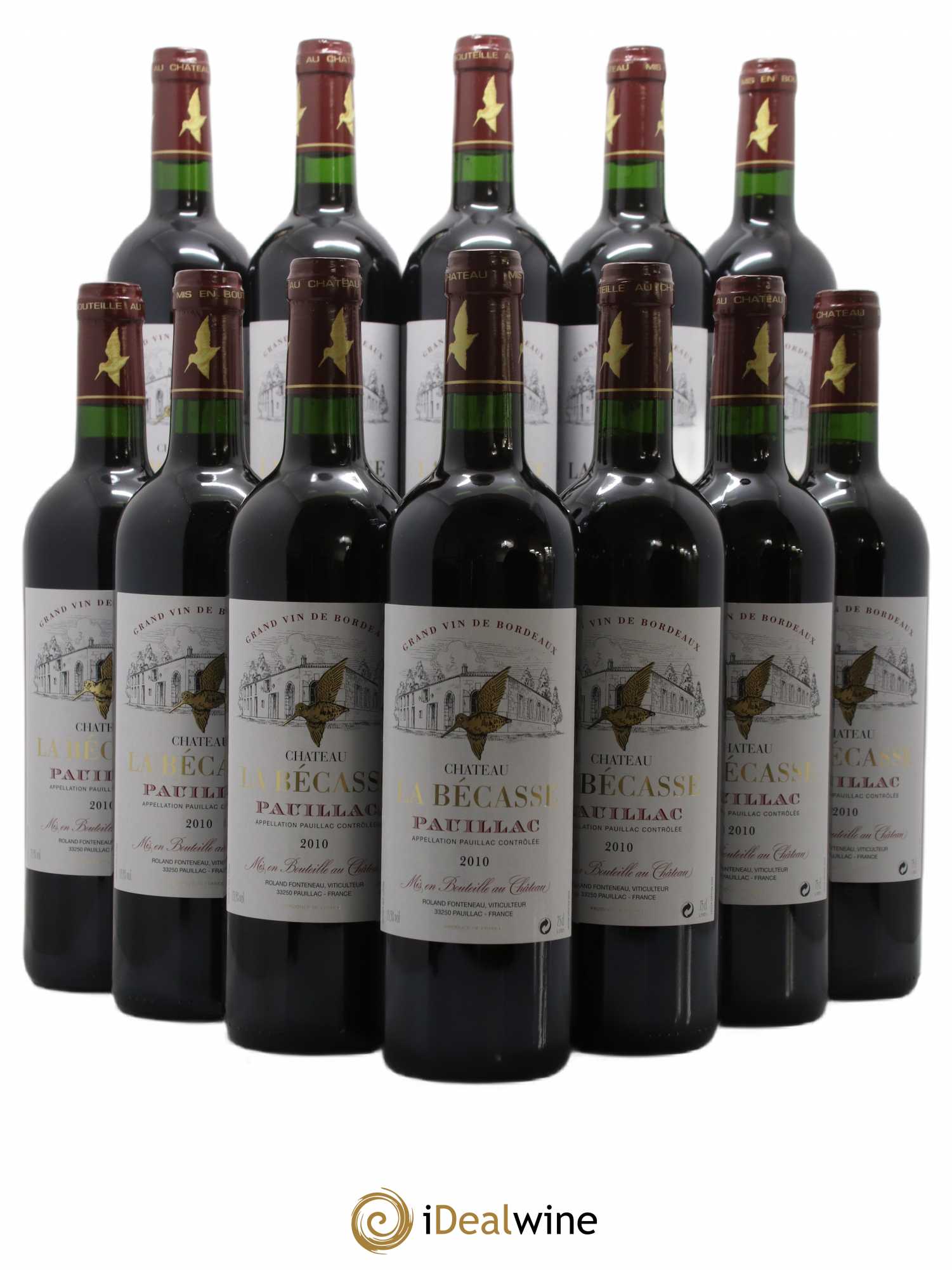 Château la Bécasse 2010 - Lot de 12 bouteilles - 0