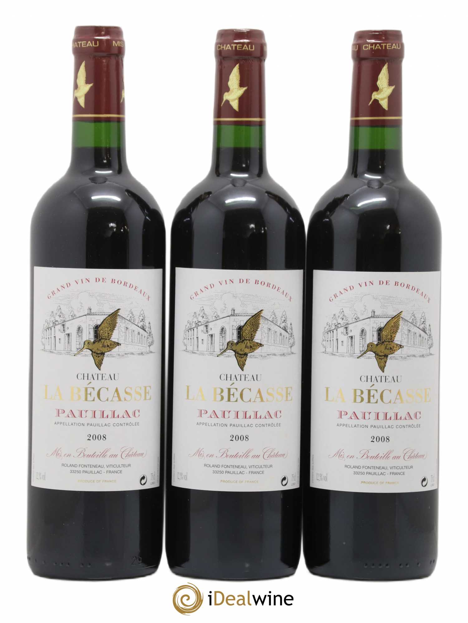 Château la Bécasse 2008 - Lot de 6 bouteilles - 2