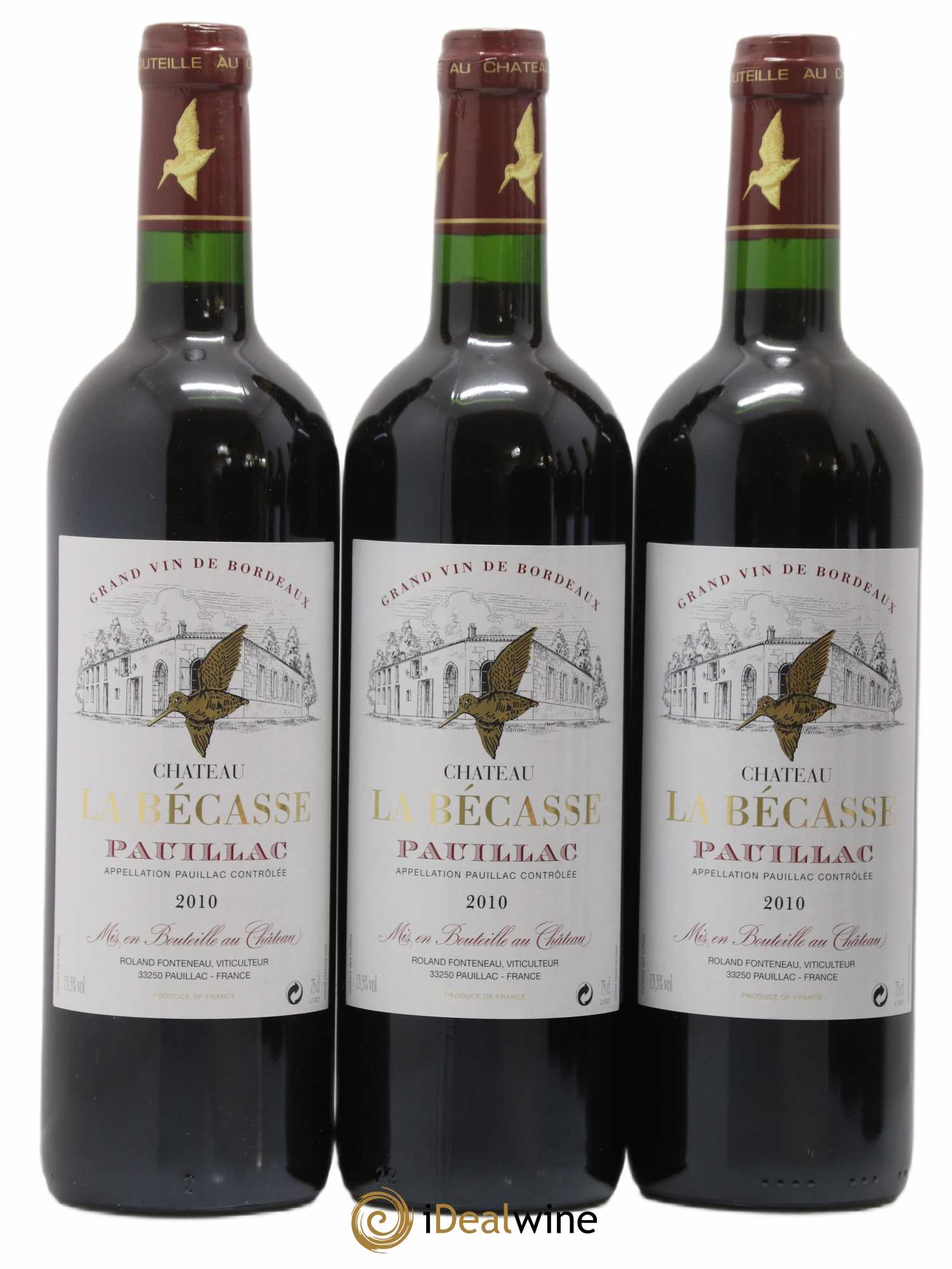 Château la Bécasse 2010 - Lot de 6 bouteilles - 1
